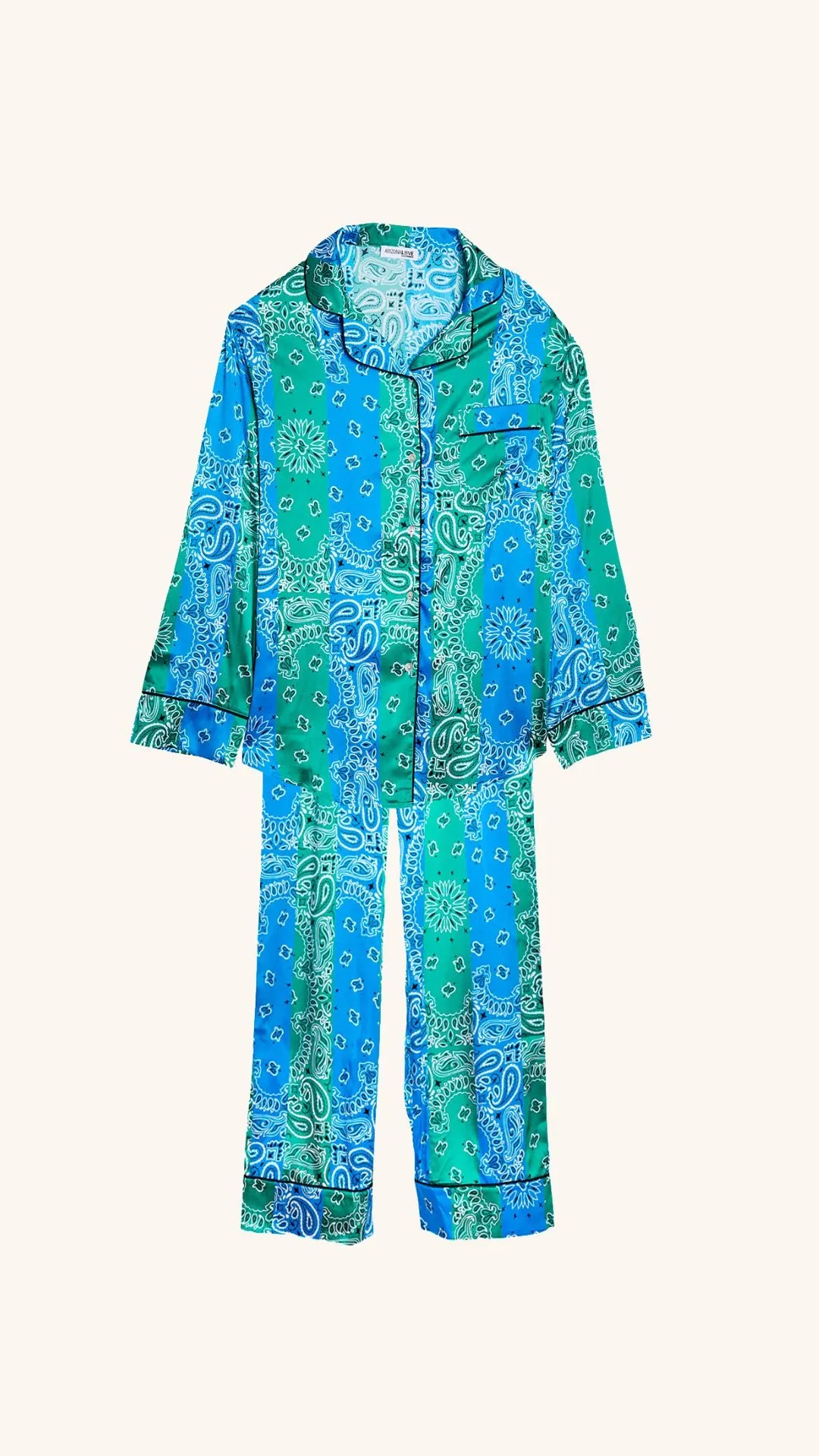 Comfy set blue silk sold by Arizona Love