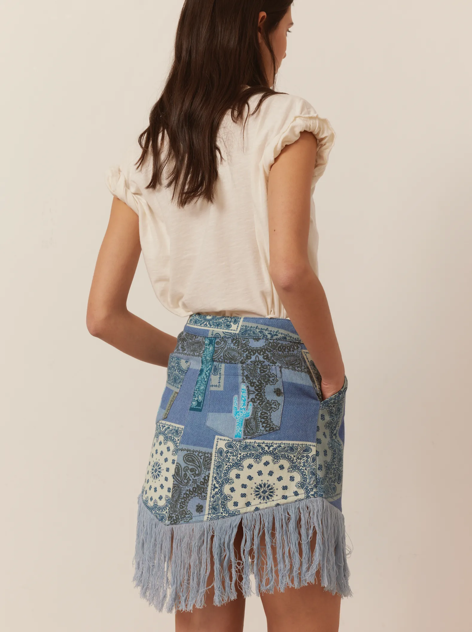 Denim skirt sold by Arizona Love product image thumbnail 3