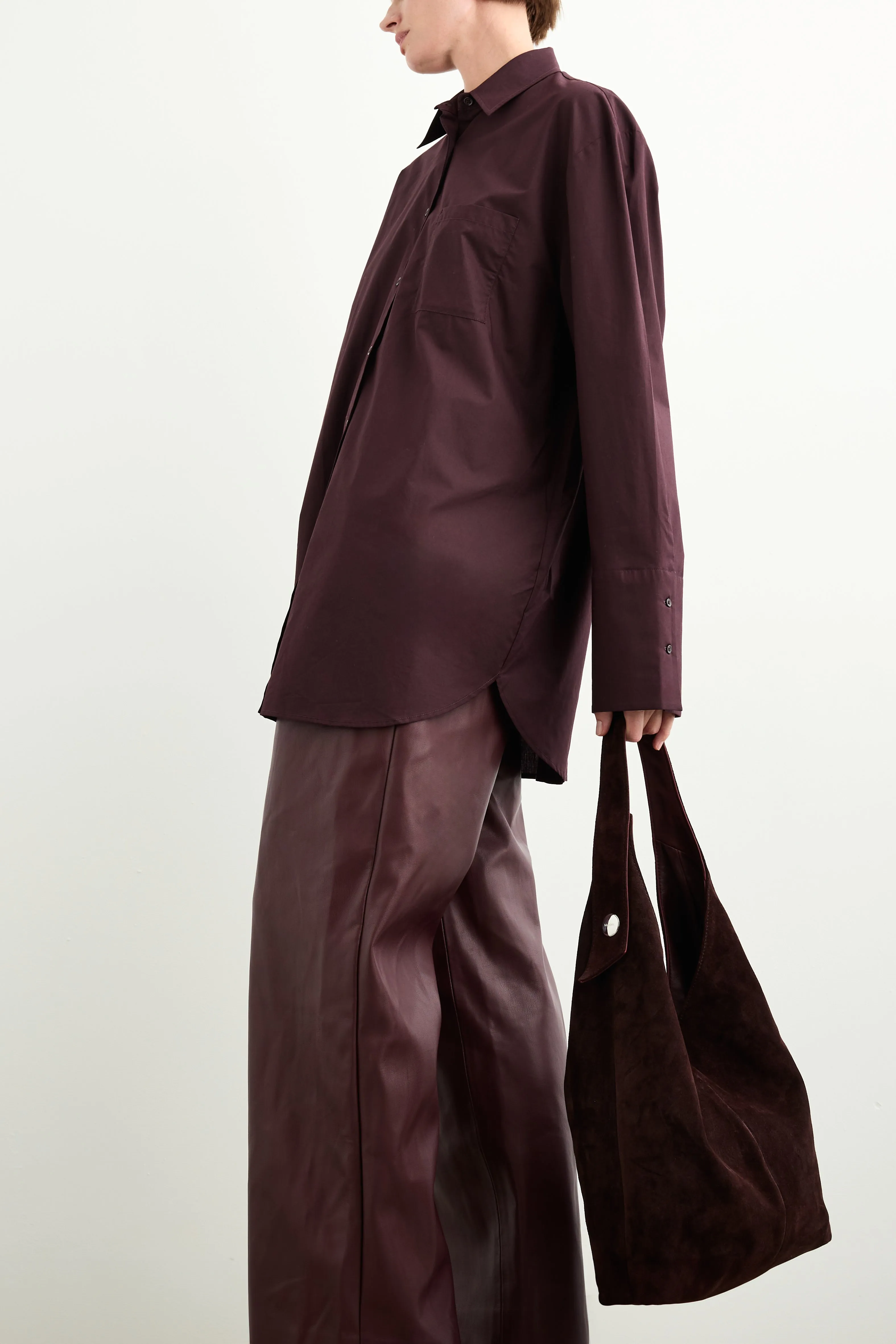 Monday Suede Maroon sold by Maeden