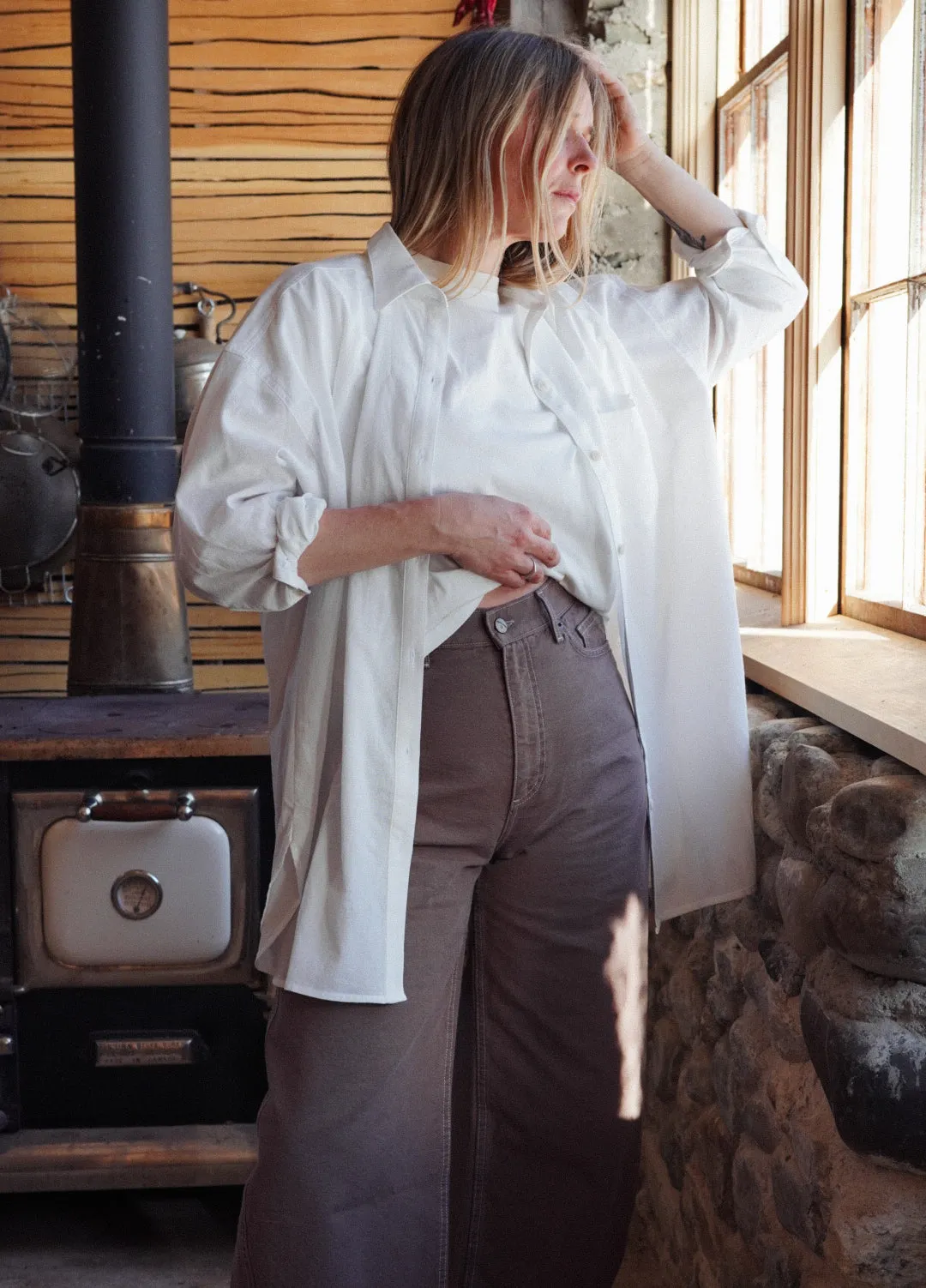 PRE-ORDER - Adult Gauze Morning Top sold by Rudy Jude product image thumbnail 5