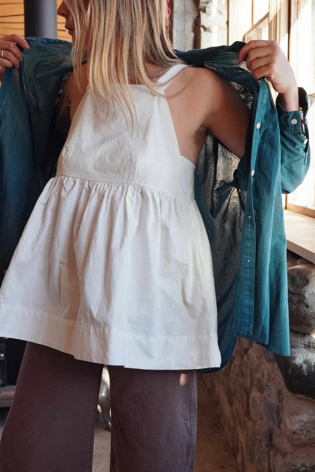 READY TO SHIP - Adult Gauze Morning Top sold by Rudy Jude product image thumbnail 3