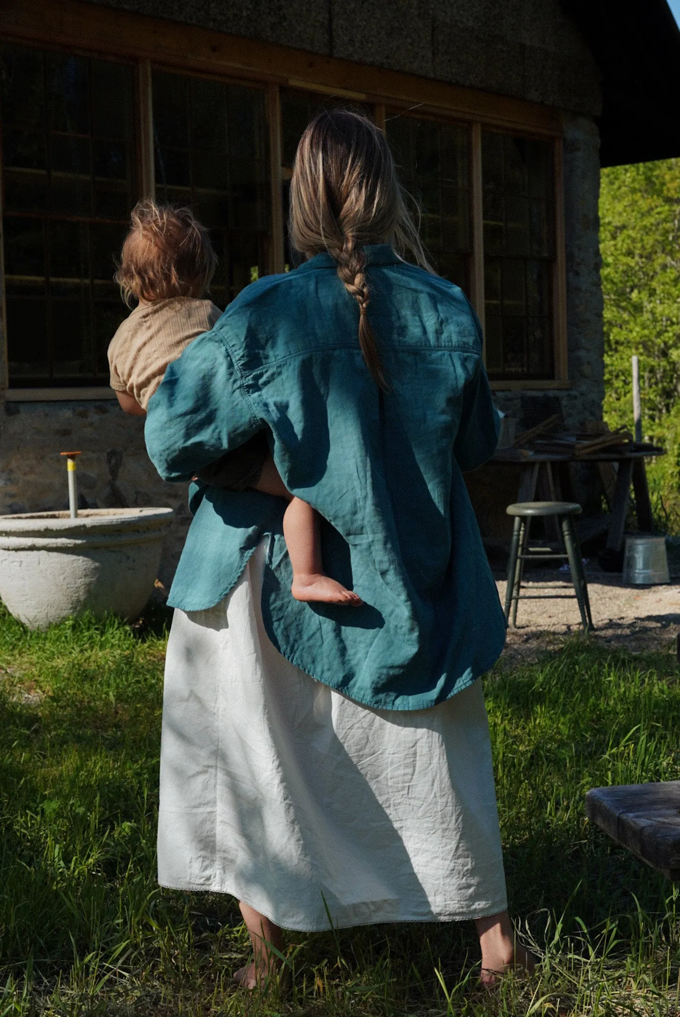 PRE-ORDER - Adult Plaid Double Gauze Morning Shirt sold by Rudy Jude product image thumbnail 5