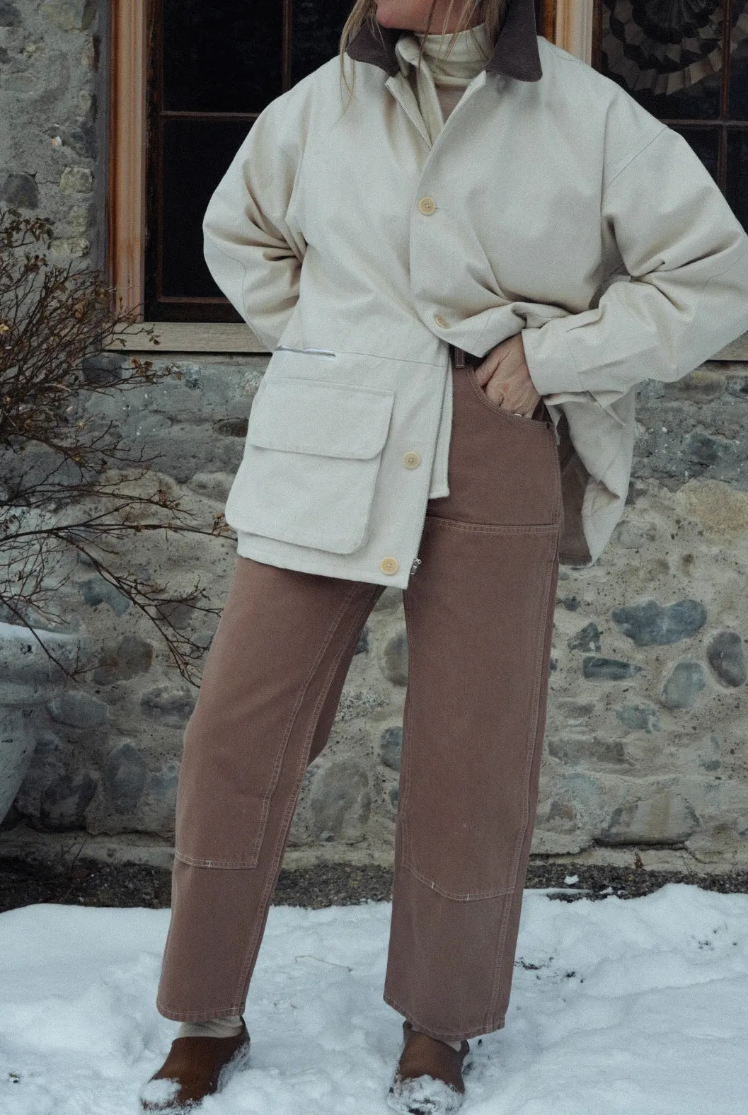 PRE-ORDER - Adult Utility Jean - Custom Inseam - Espresso sold by Rudy Jude product image thumbnail 3