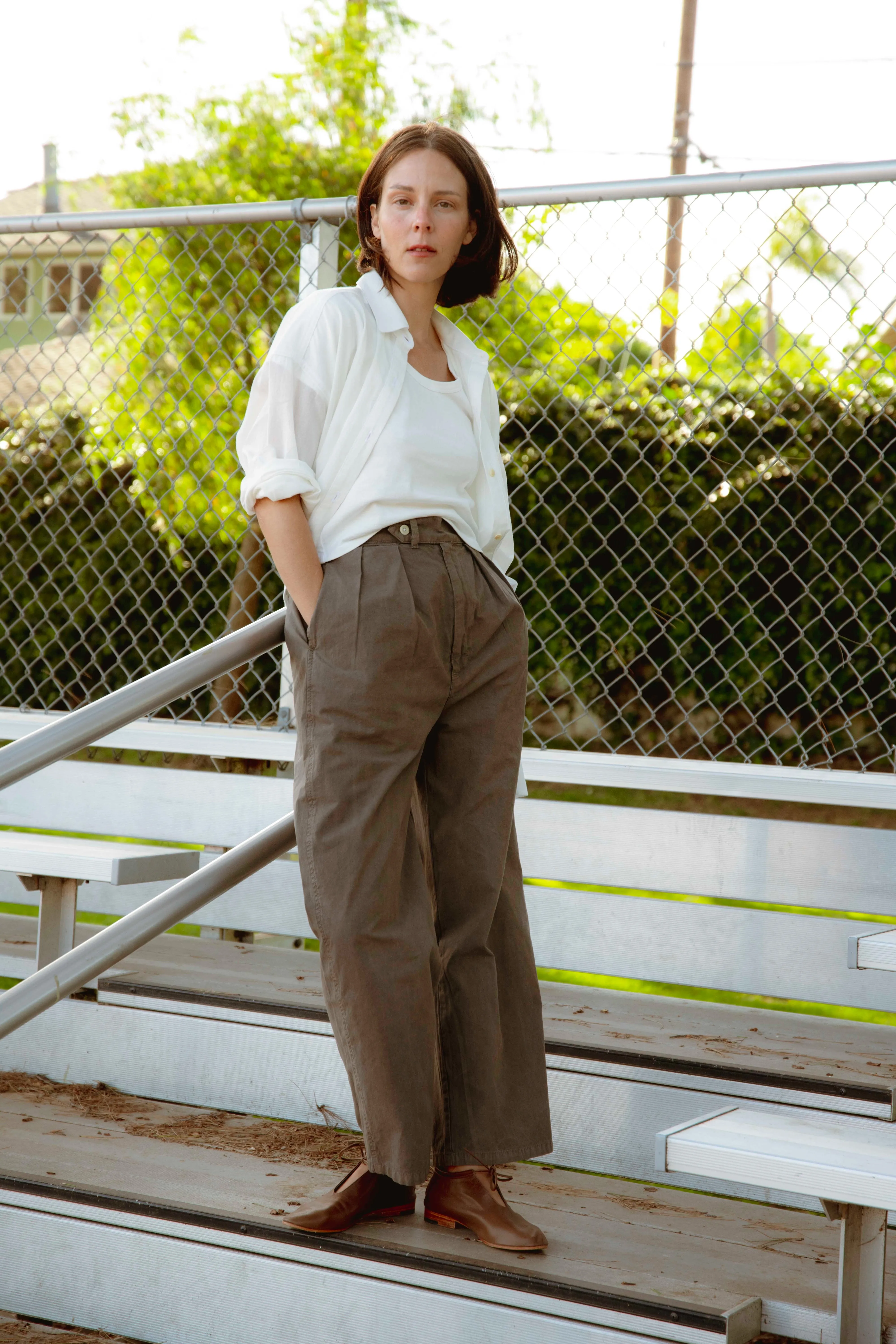 PRE-ORDER - Double Pleated Chino Pant sold by Rudy Jude product image thumbnail 3