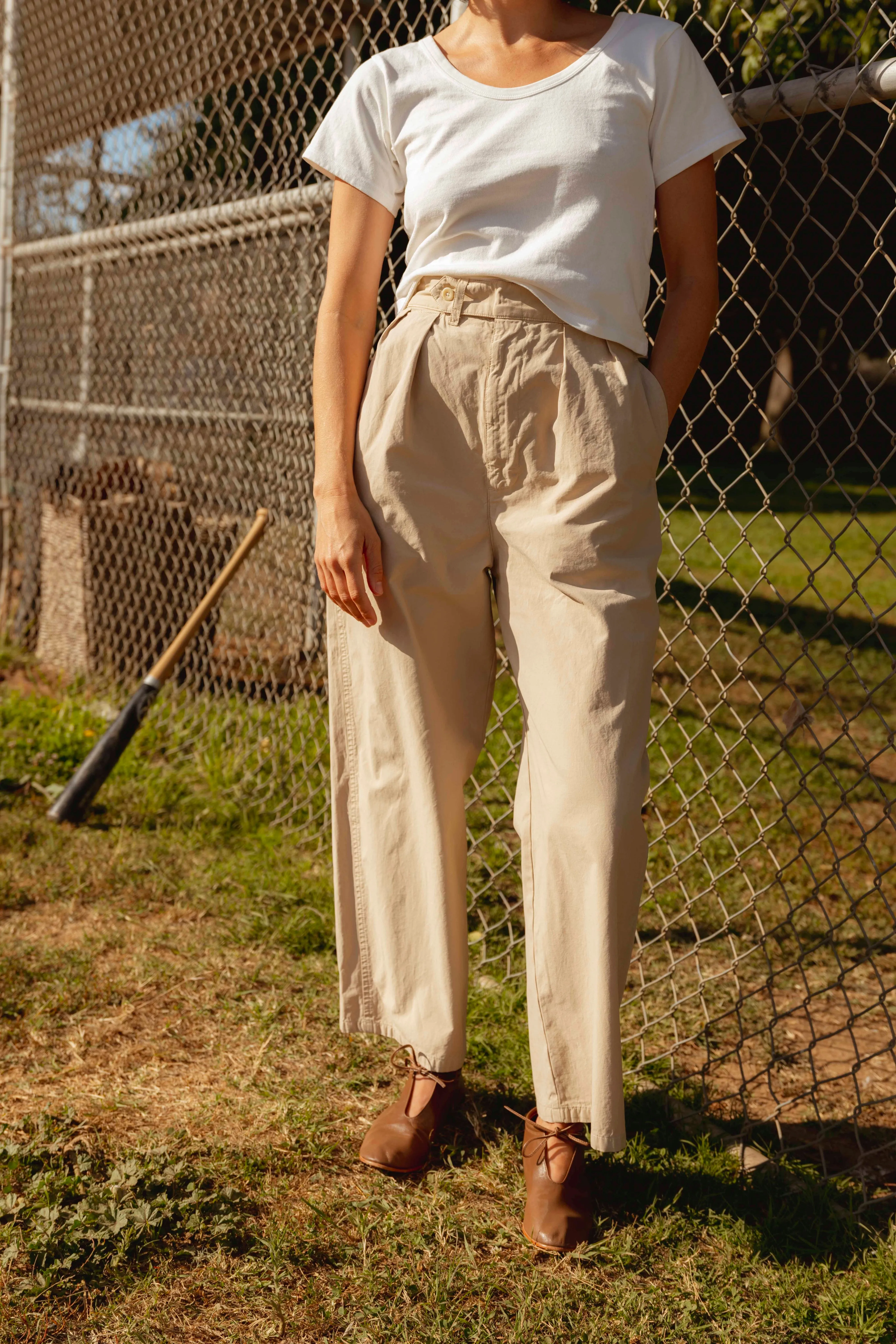 PRE-ORDER - Double Pleated Chino Pant sold by Rudy Jude product image thumbnail 5