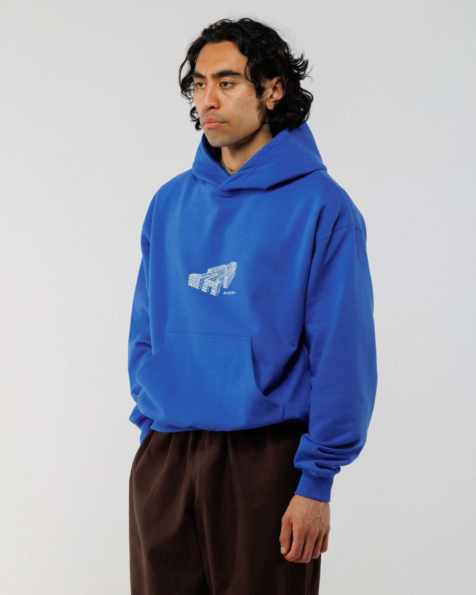 Lone Wander Hoody - Cobalt Blue sold by Wawwa product image thumbnail 4