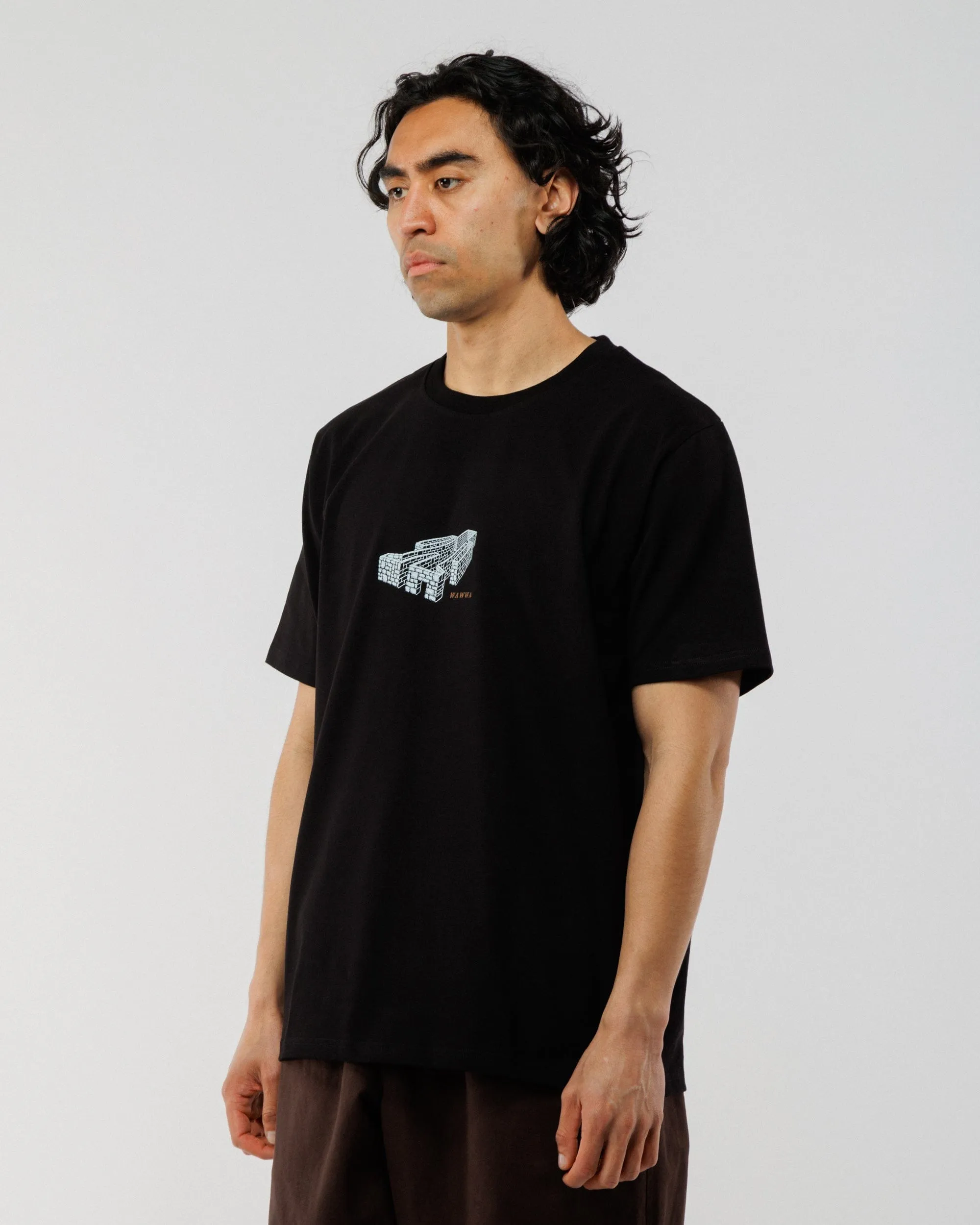 Lone Wander T-Shirt - Black sold by Wawwa product image thumbnail 4