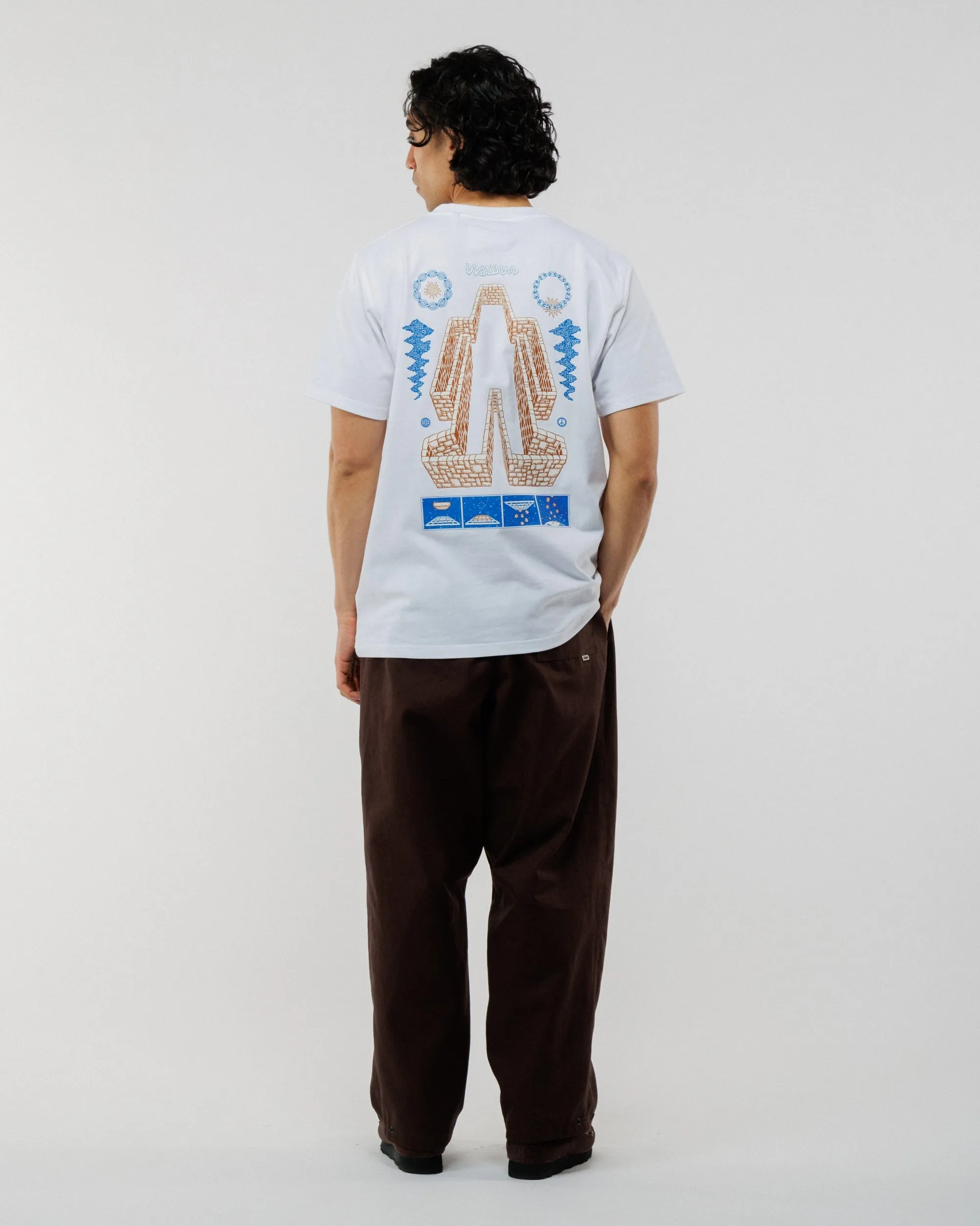 Wander T-Shirt - White sold by Wawwa product image thumbnail 2