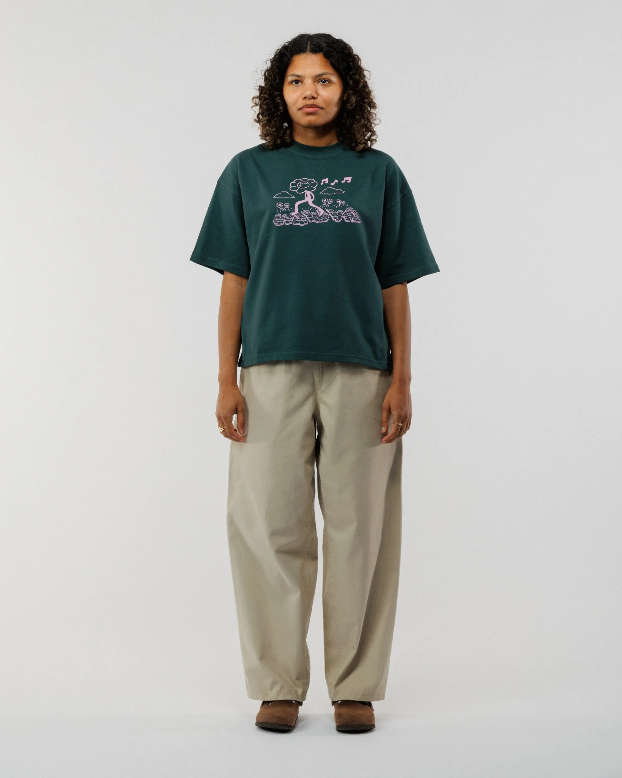 Whistling Box T-Shirt - Forest Green sold by Wawwa product image thumbnail 3