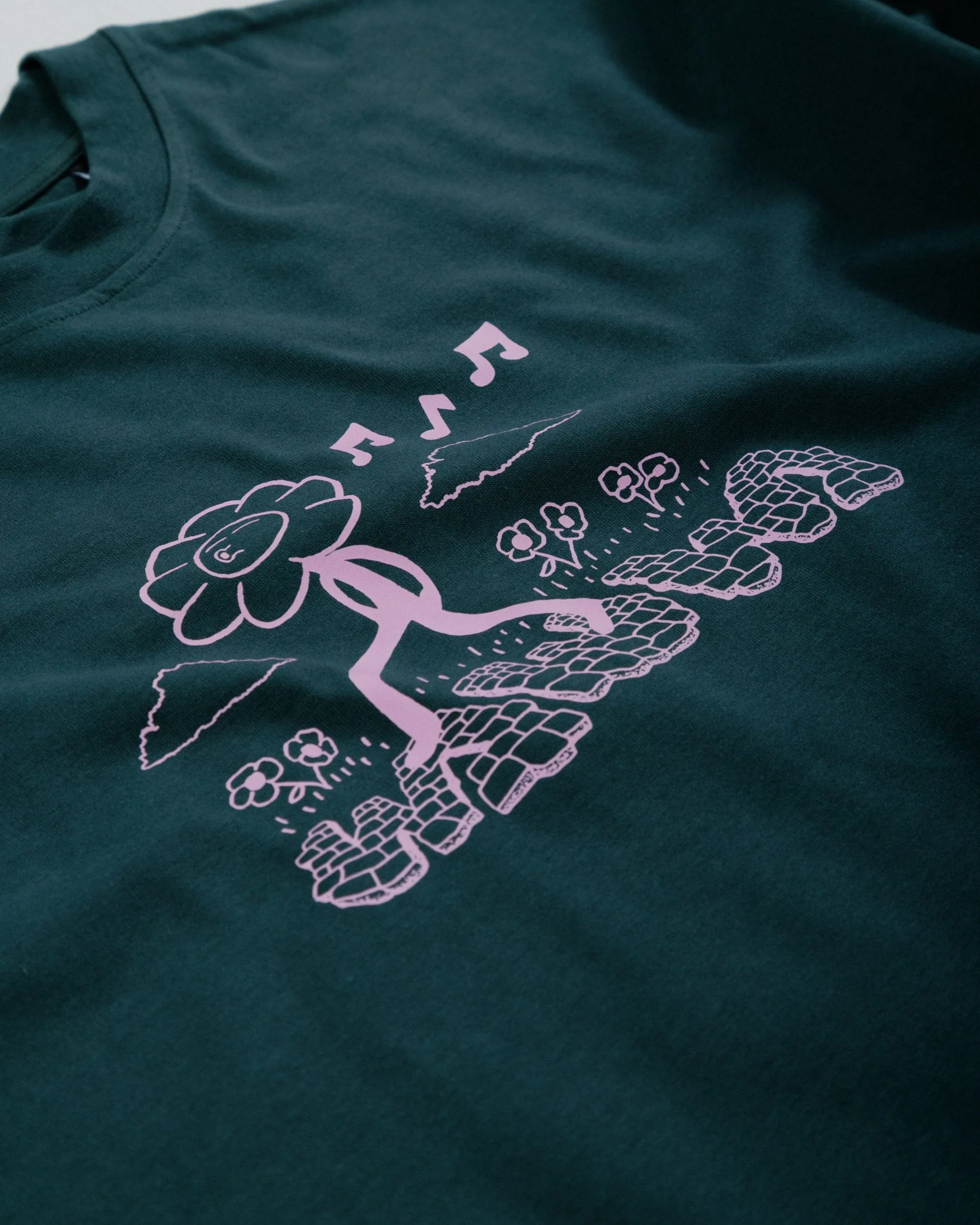 Whistling Box T-Shirt - Forest Green sold by Wawwa product image thumbnail 2