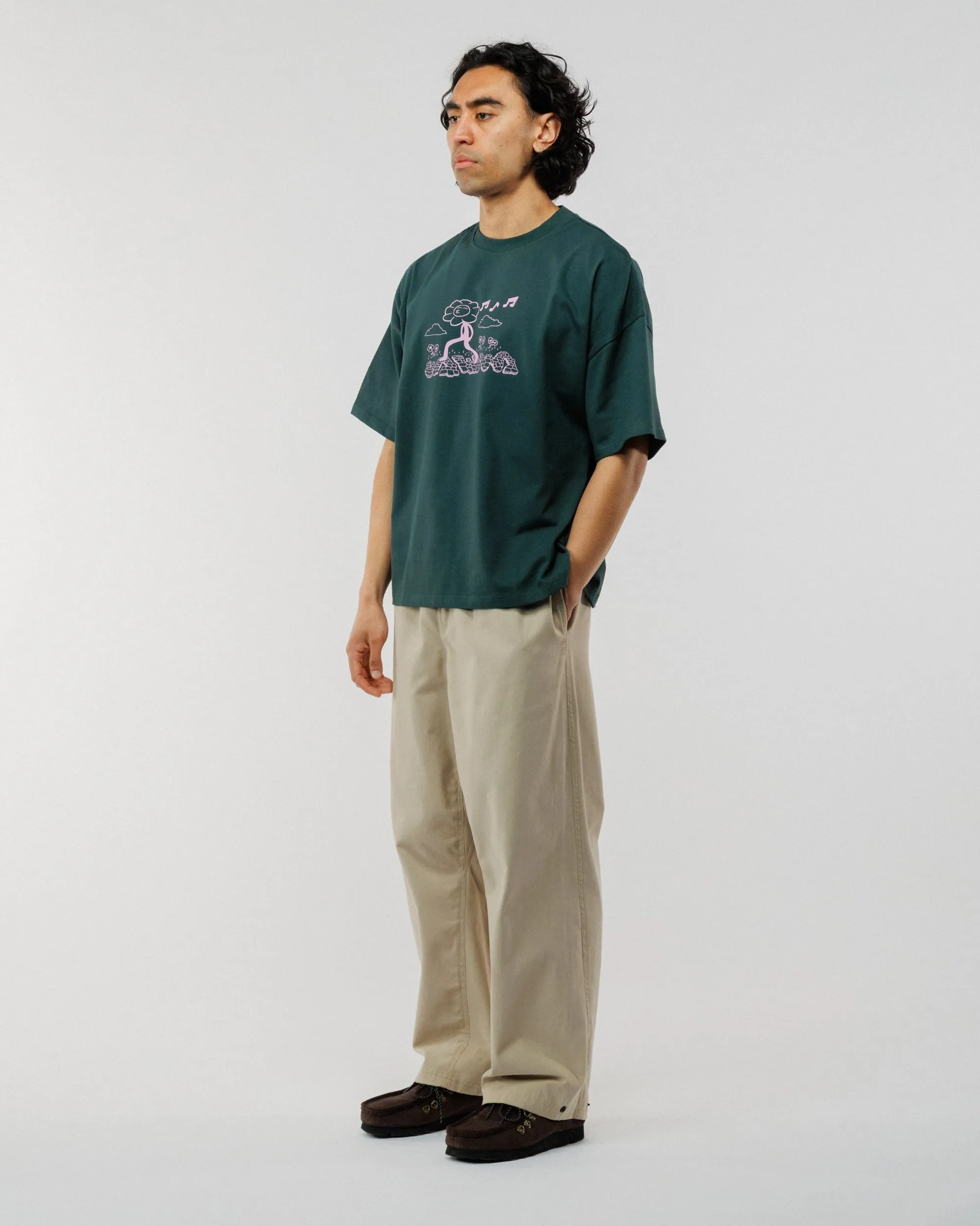 Whistling Box T-Shirt - Forest Green sold by Wawwa product image thumbnail 5