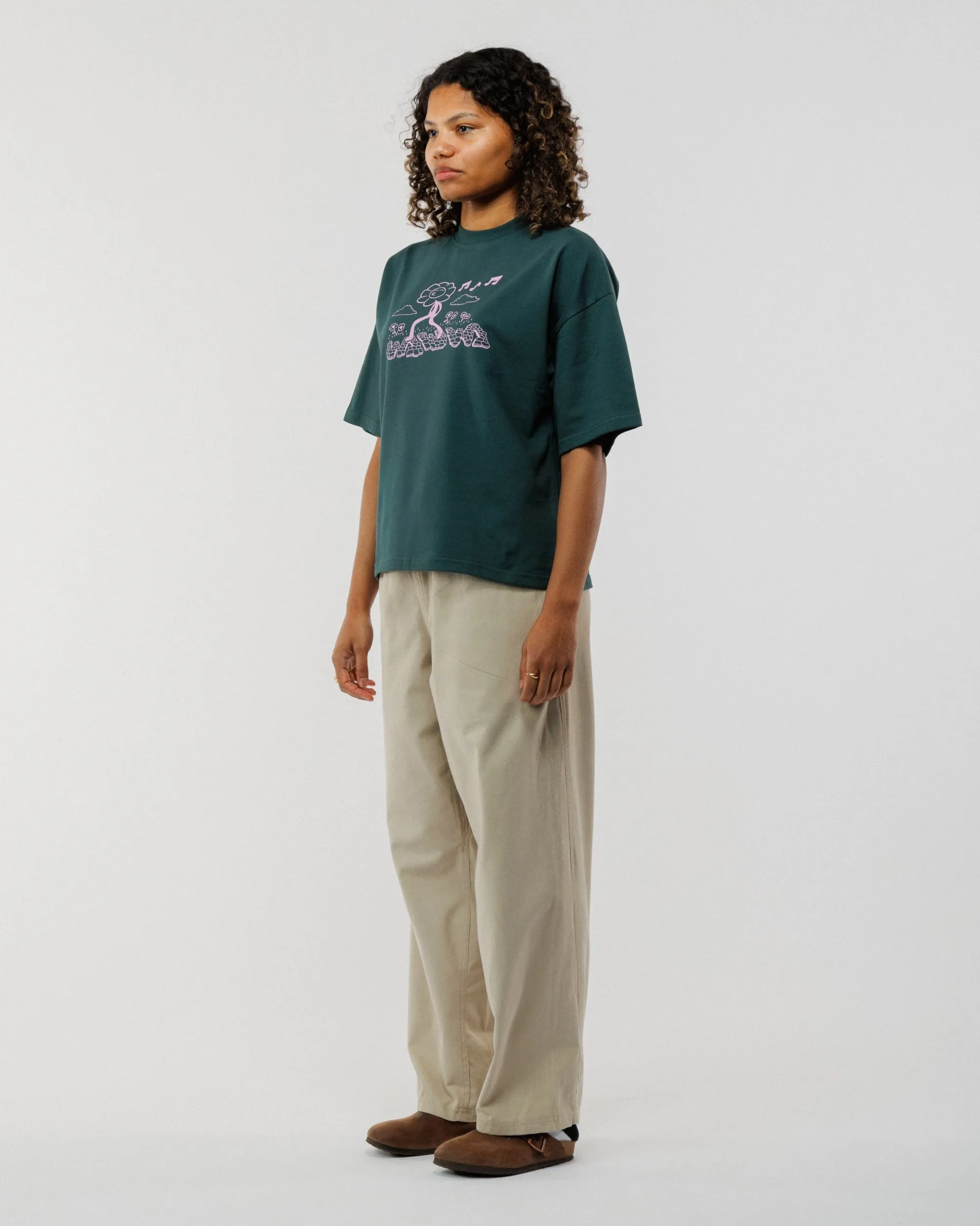 Whistling Box T-Shirt - Forest Green sold by Wawwa product image thumbnail 4