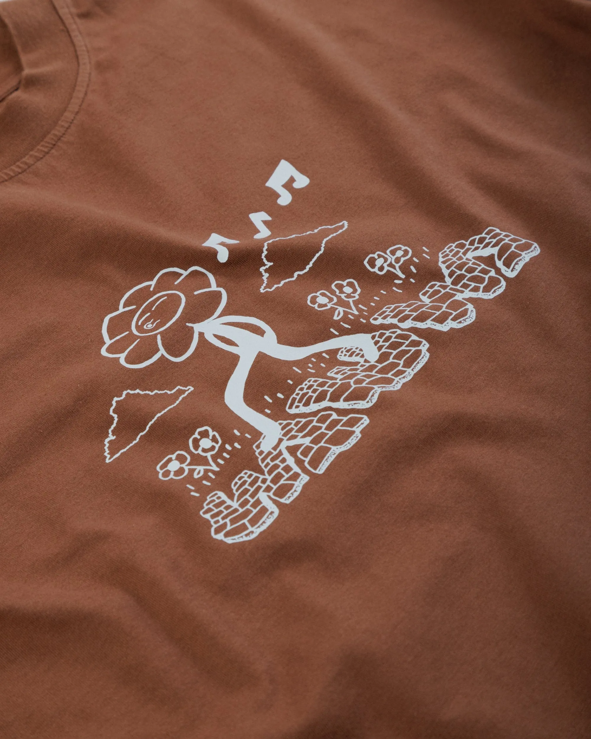 Whistling Box T-Shirt - Brown sold by Wawwa product image thumbnail 2