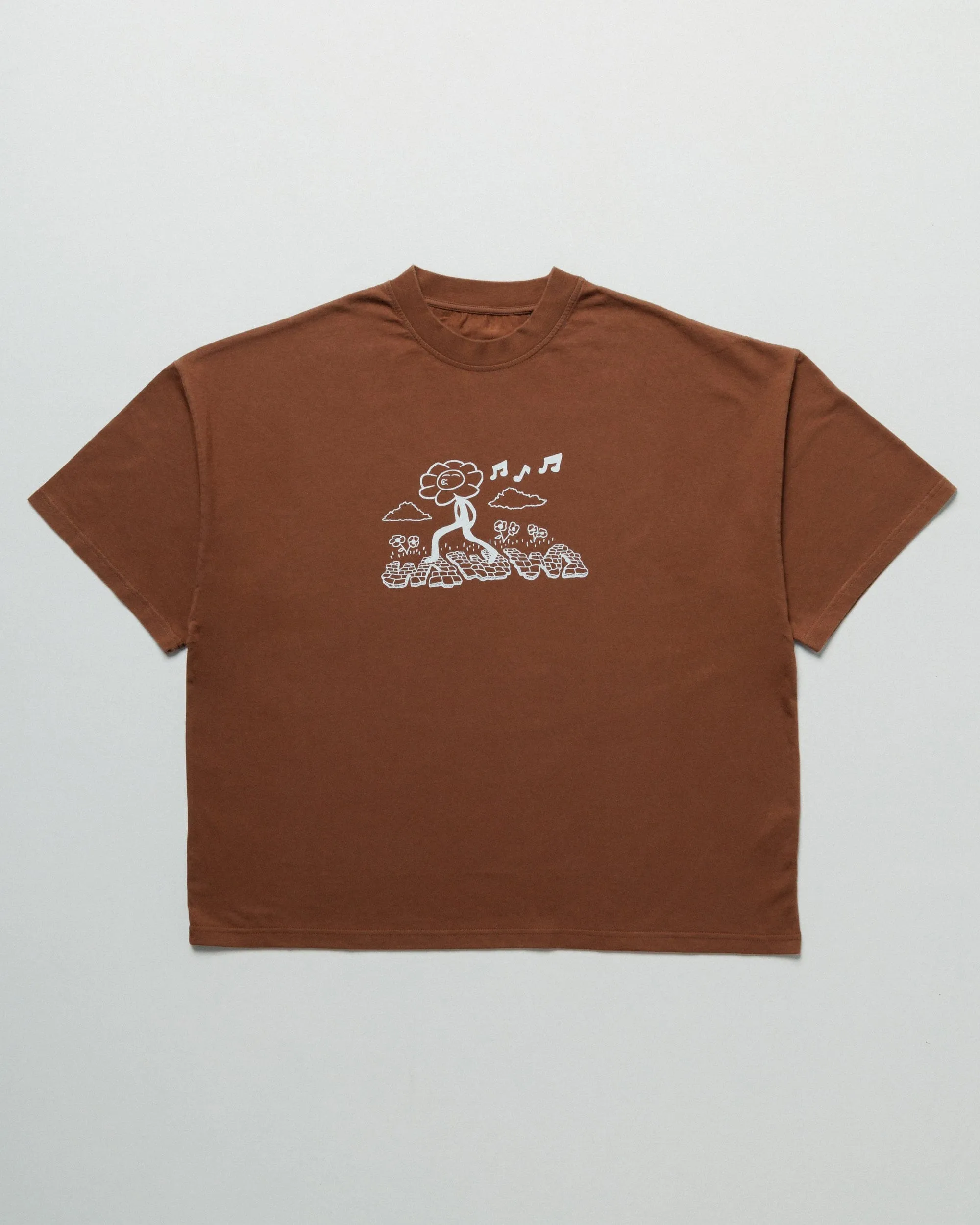Whistling Box T-Shirt - Brown sold by Wawwa