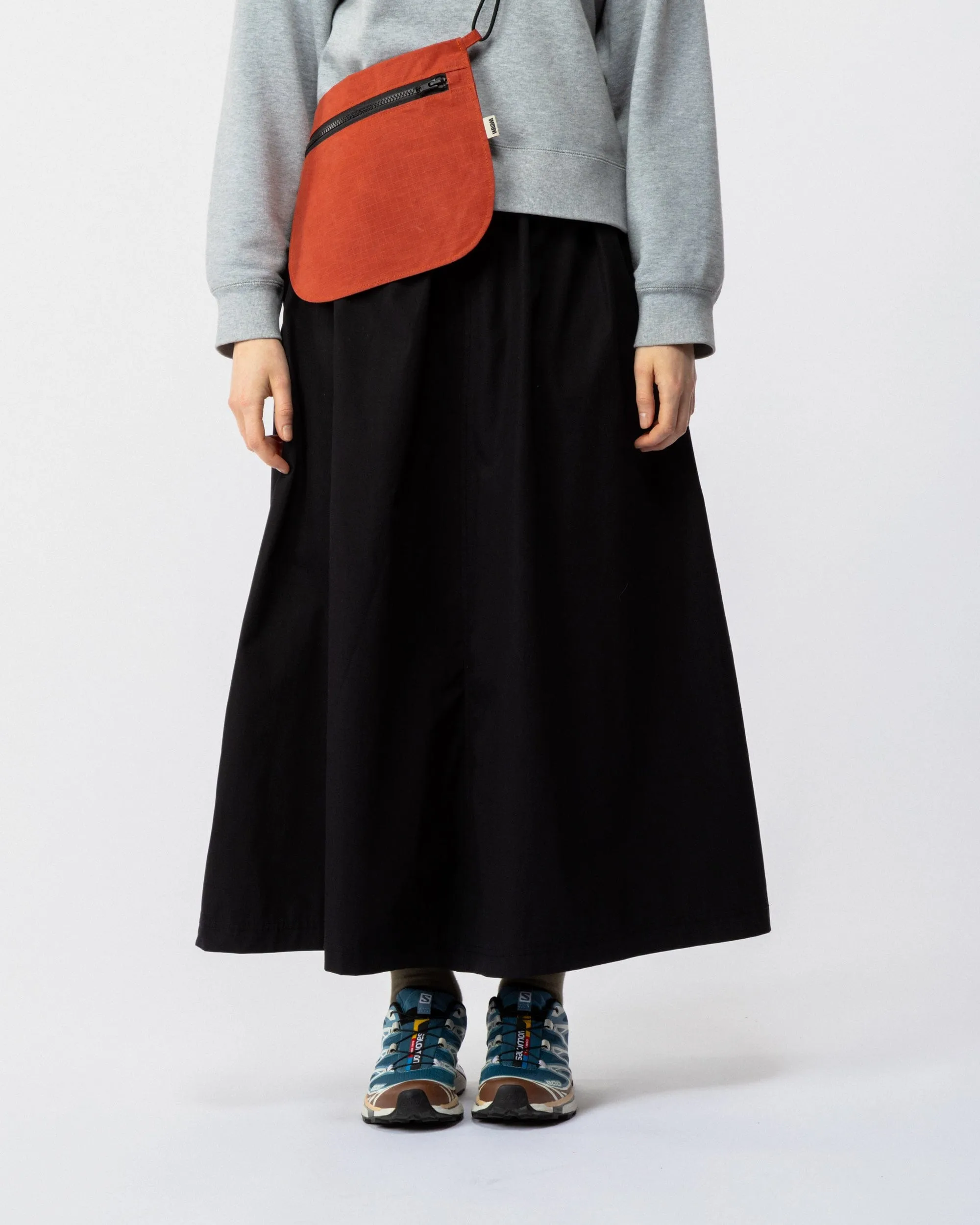Ayla Poplin Skirt - Black sold by Wawwa product image thumbnail 5