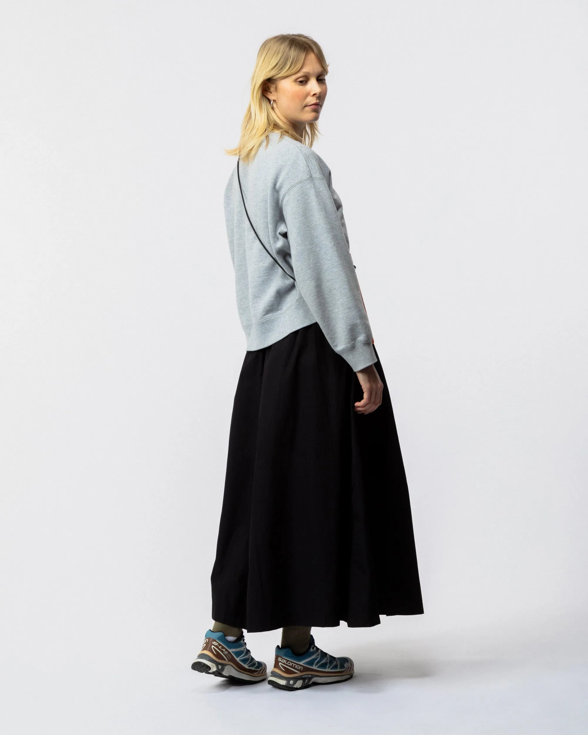 Ayla Poplin Skirt - Black sold by Wawwa product image thumbnail 4