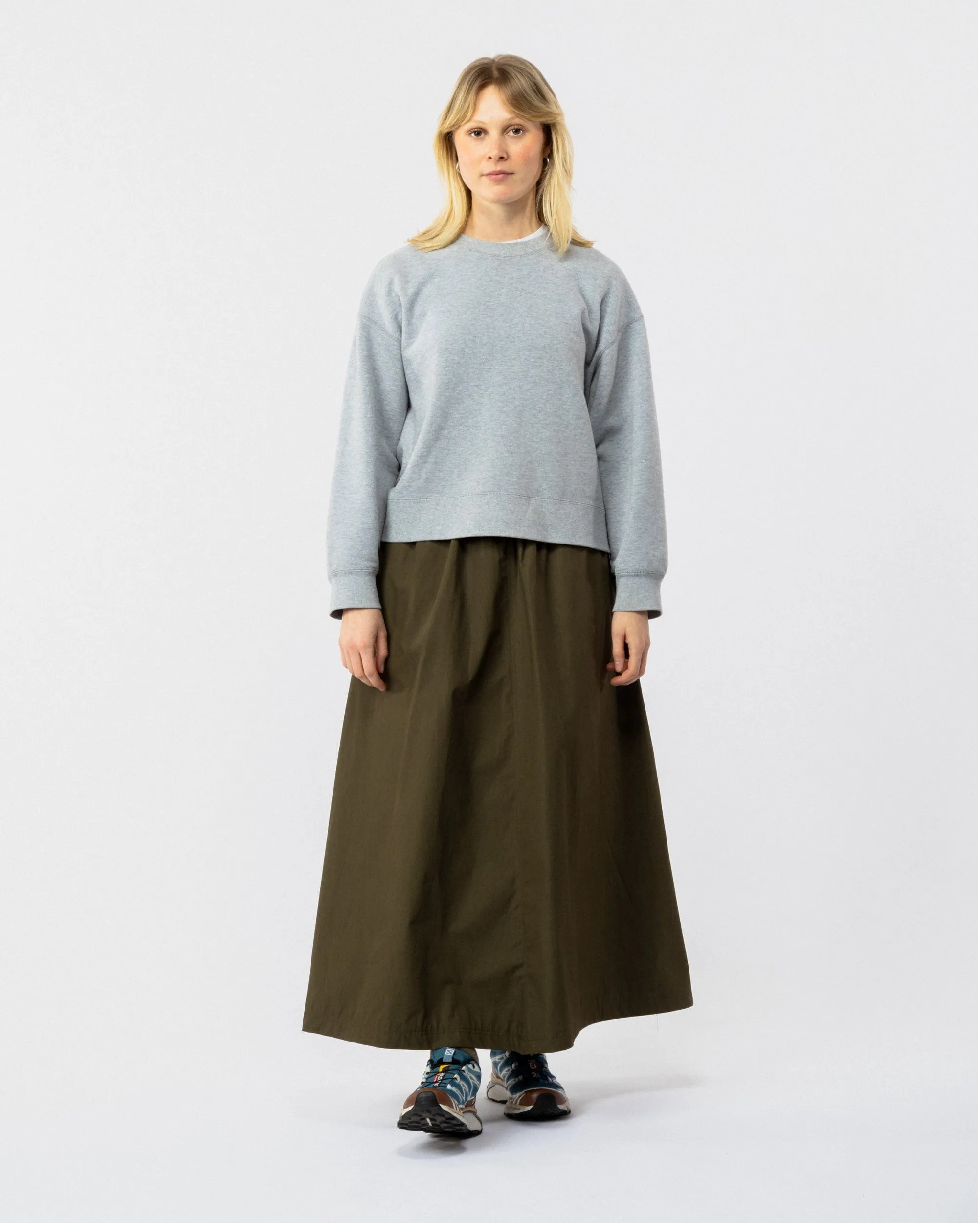 Ayla Poplin Skirt - Khaki sold by Wawwa product image thumbnail 2