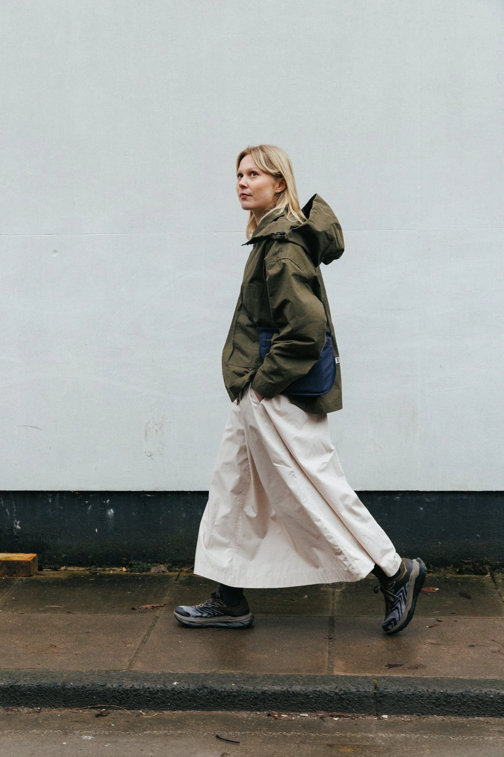 Ayla Poplin Skirt - Stone sold by Wawwa product image thumbnail 3