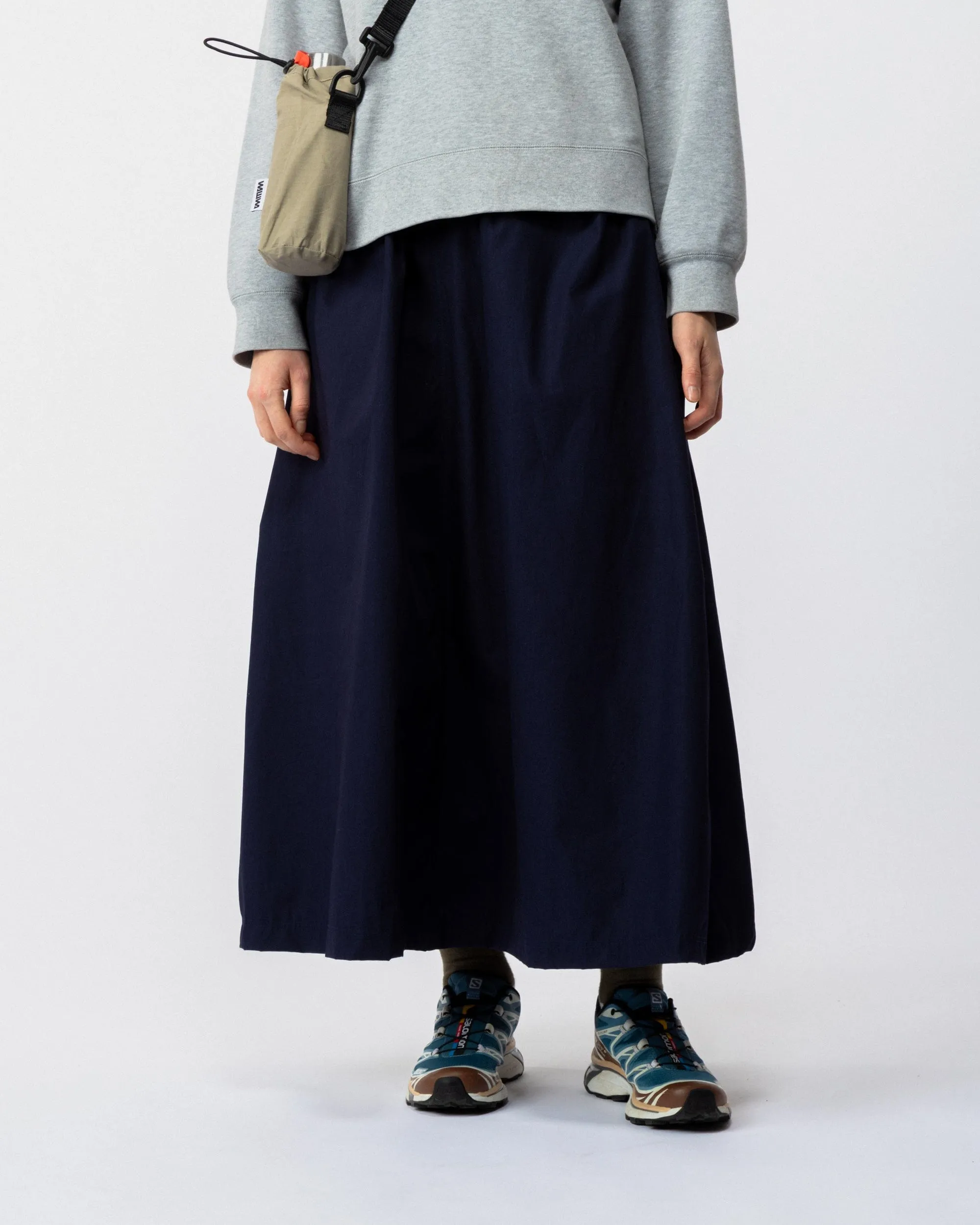 Ayla Poplin Skirt - Indigo Blue sold by Wawwa product image thumbnail 5