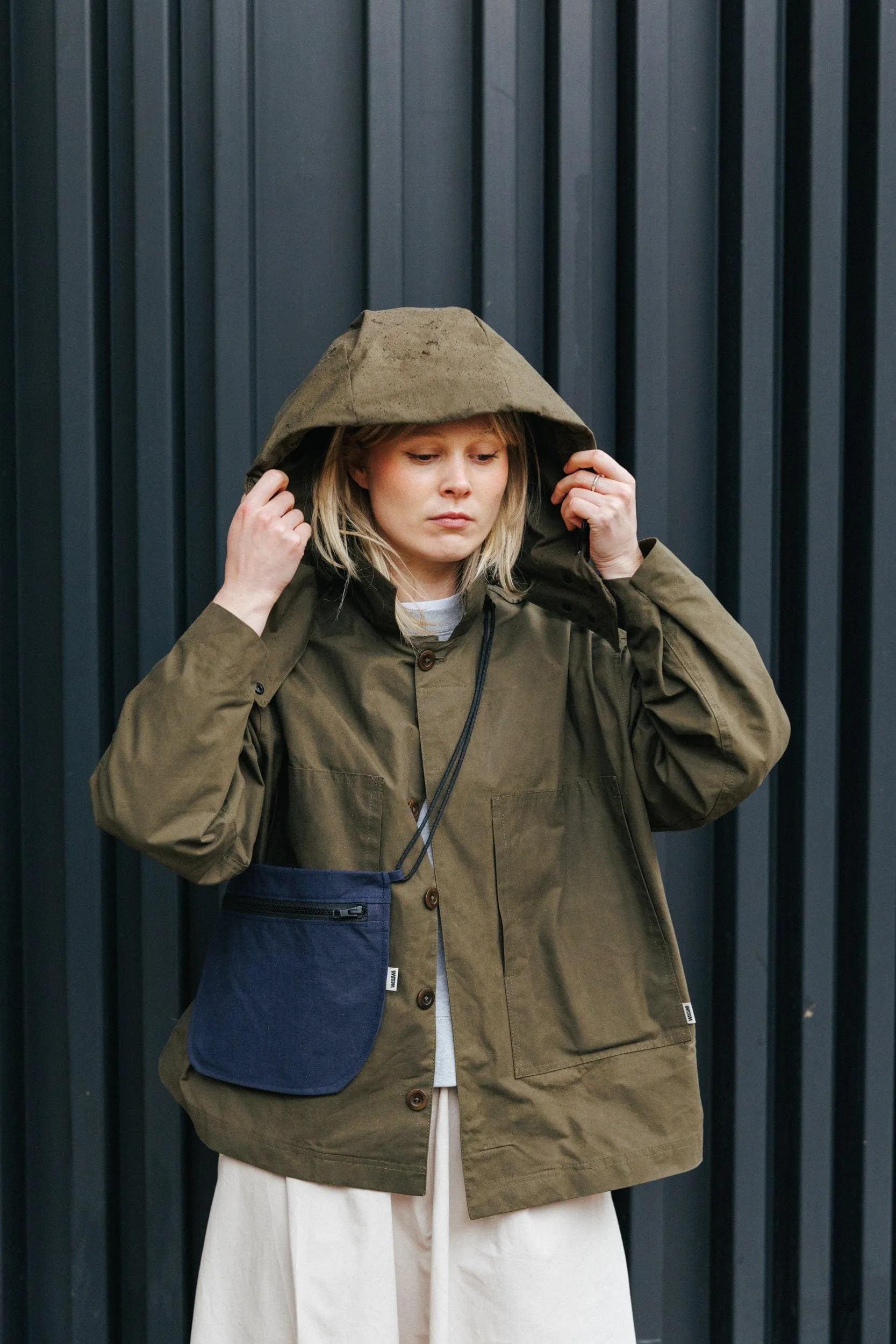 Detachable Hood - Khaki Green sold by Wawwa product image thumbnail 2