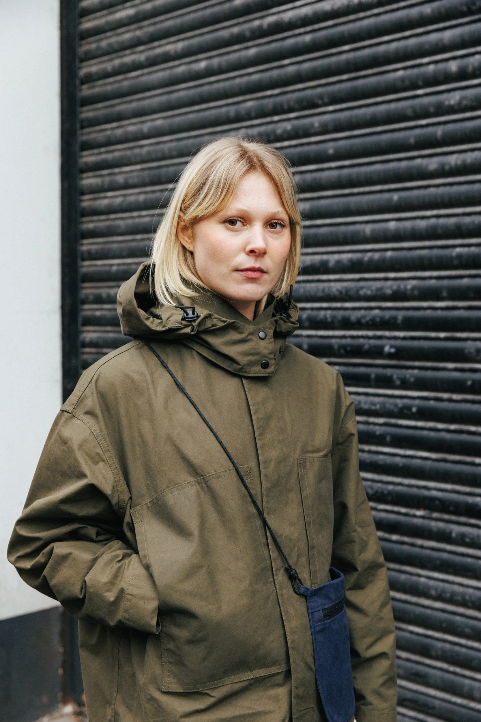 Detachable Hood - Khaki Green sold by Wawwa product image thumbnail 3