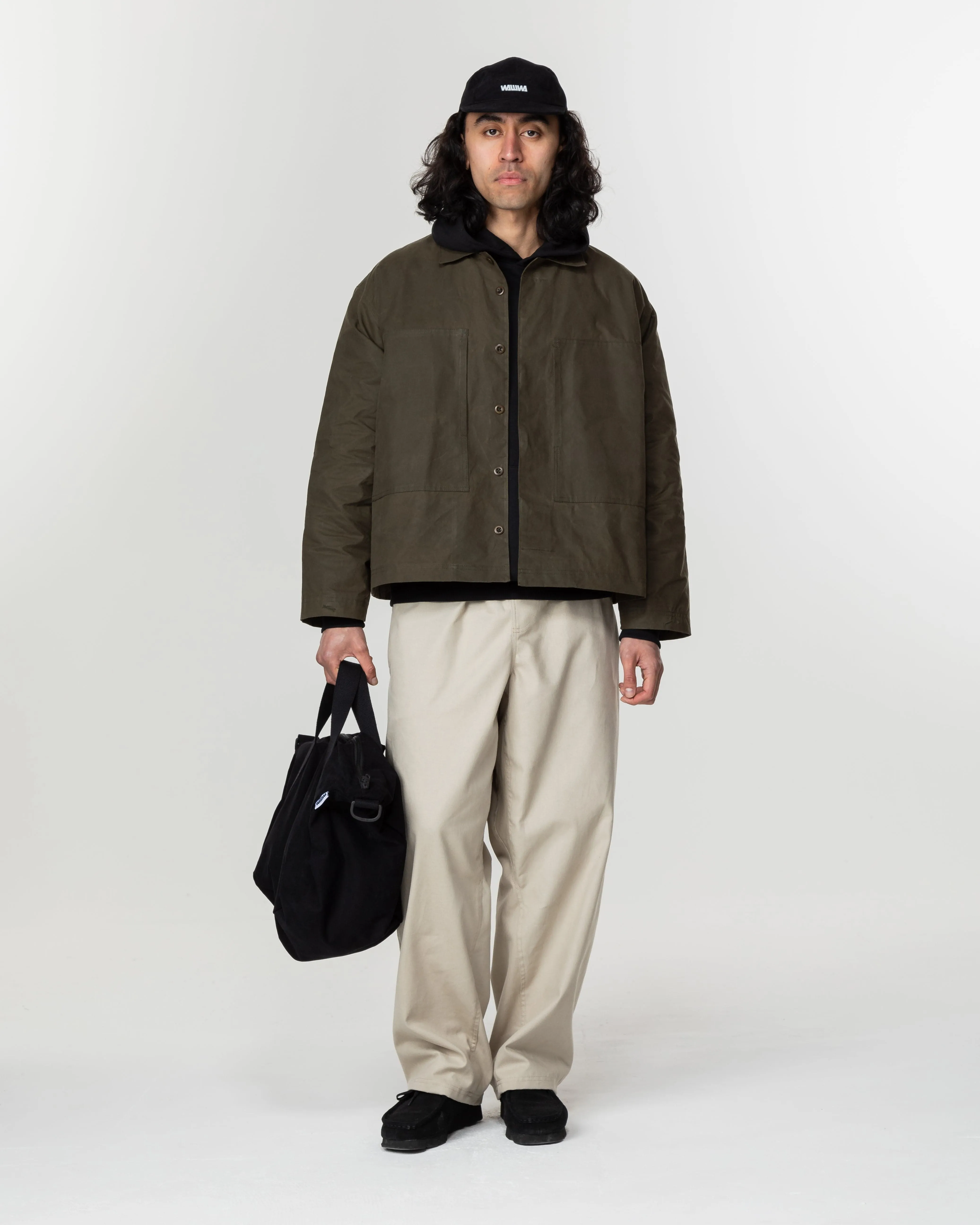 Nell Overshirt - Khaki Green sold by Wawwa product image thumbnail 3