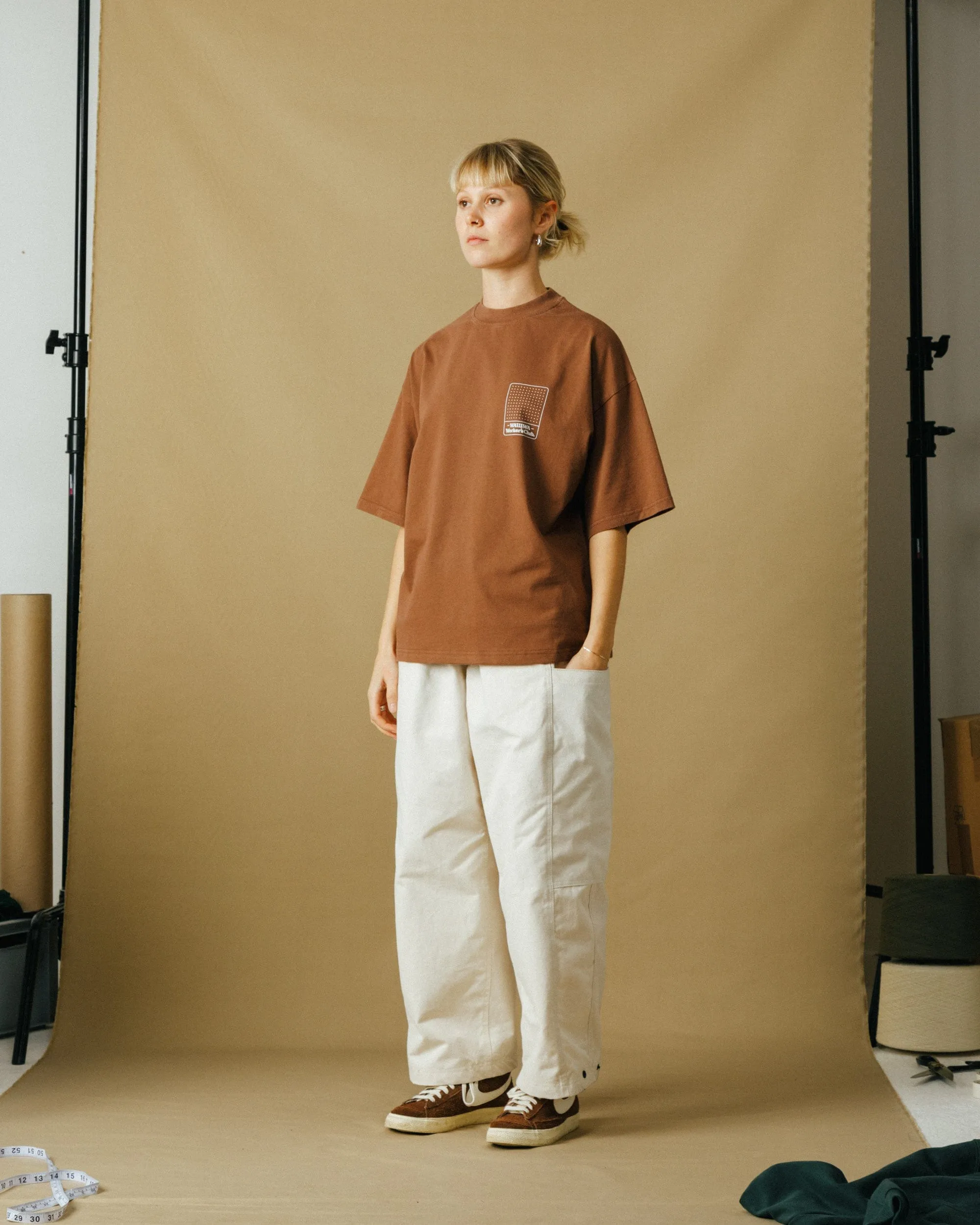 Worker's Box T-Shirt - Brown sold by Wawwa product image thumbnail 3