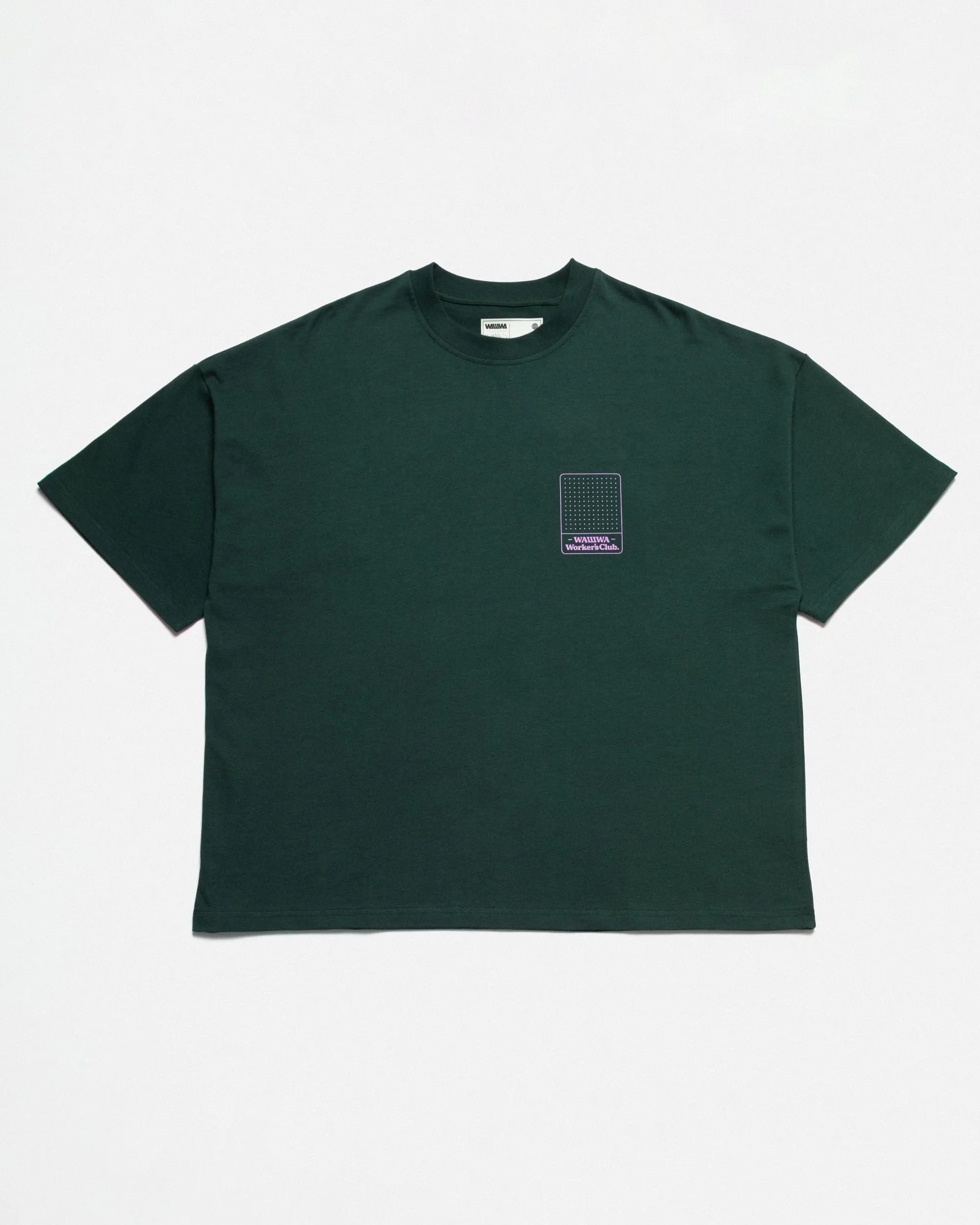 Worker's Box T-Shirt - Forest Green sold by Wawwa