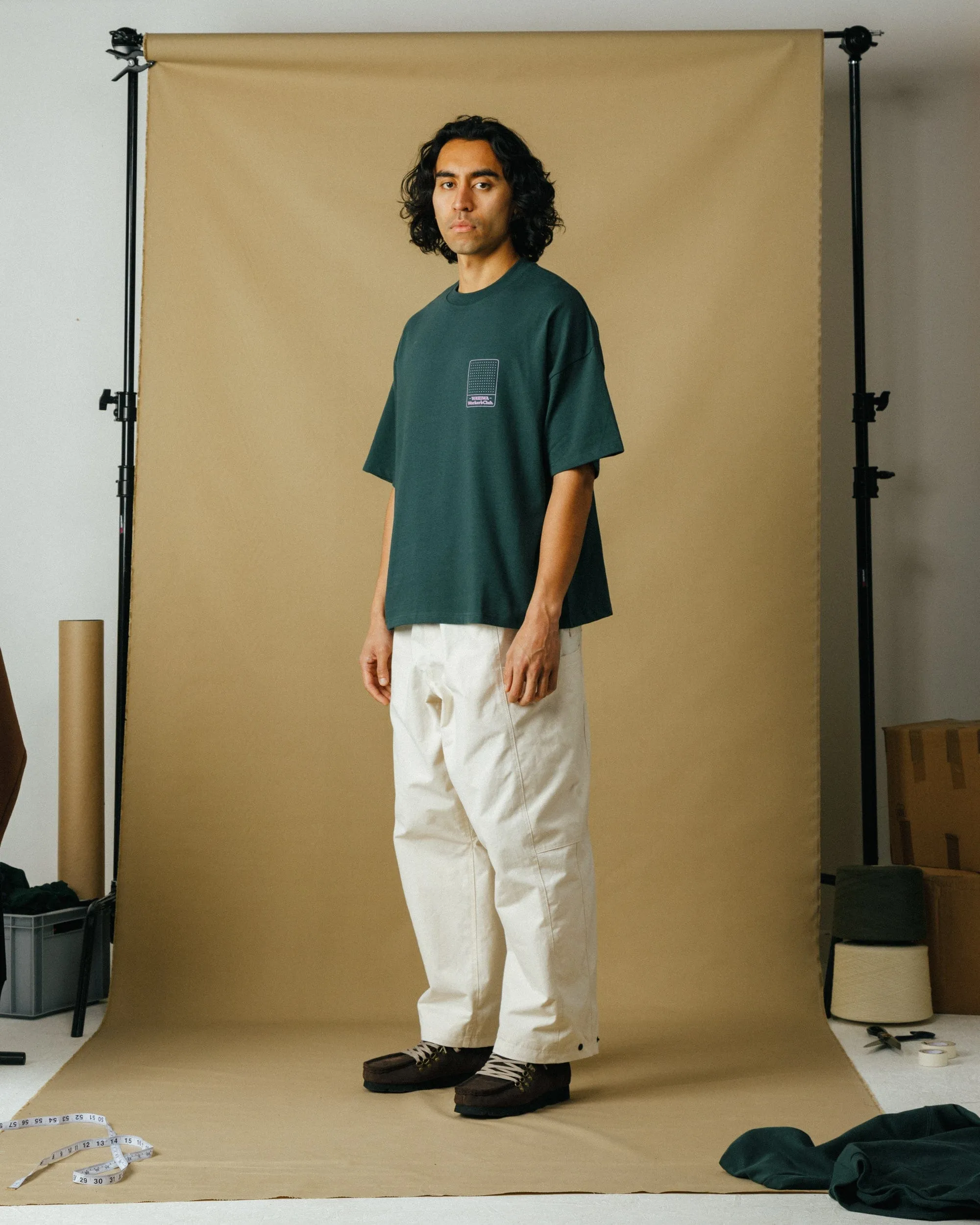 Worker's Box T-Shirt - Forest Green sold by Wawwa product image thumbnail 4