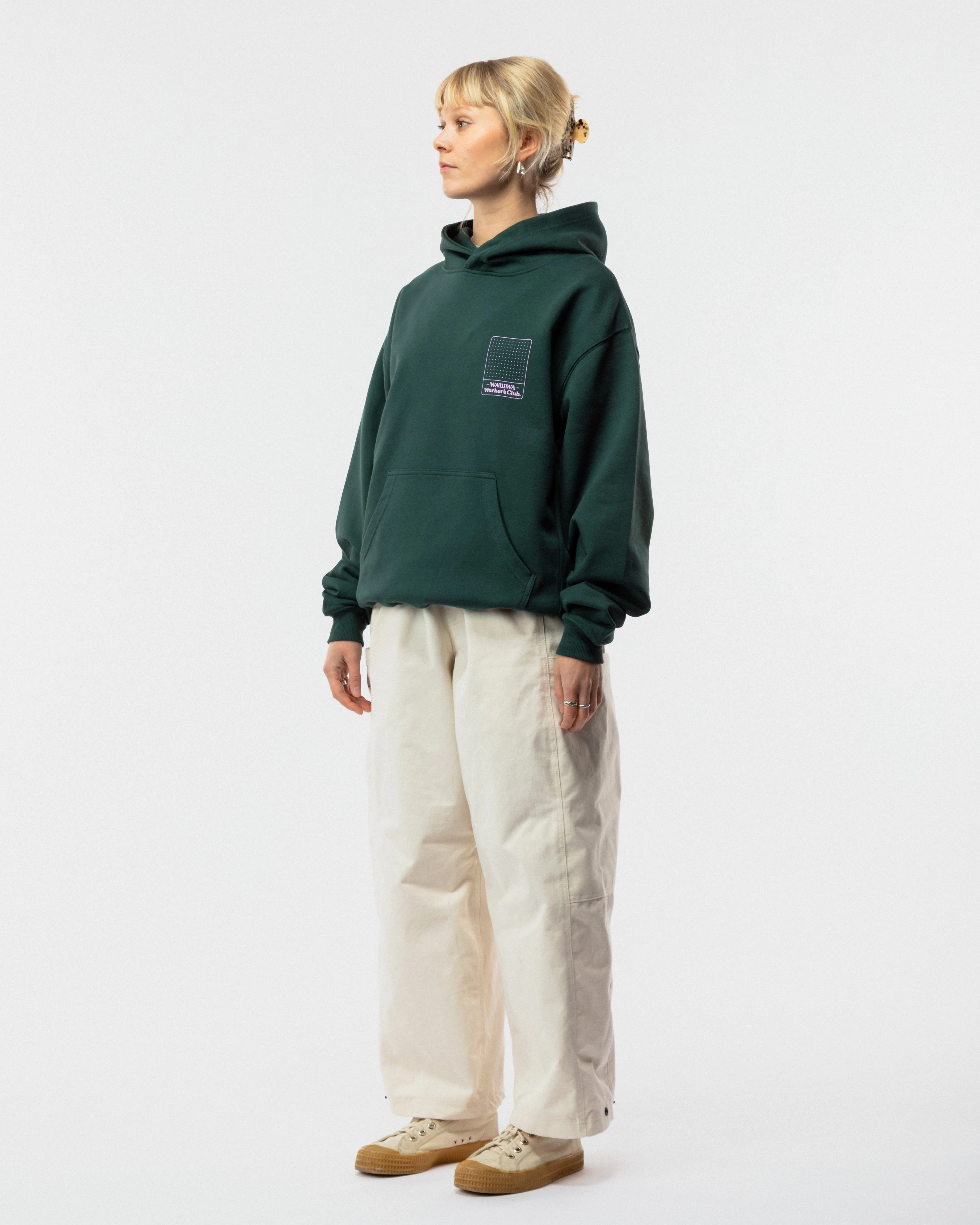 Worker's 470 Hoody - Forest Green sold by Wawwa product image thumbnail 3