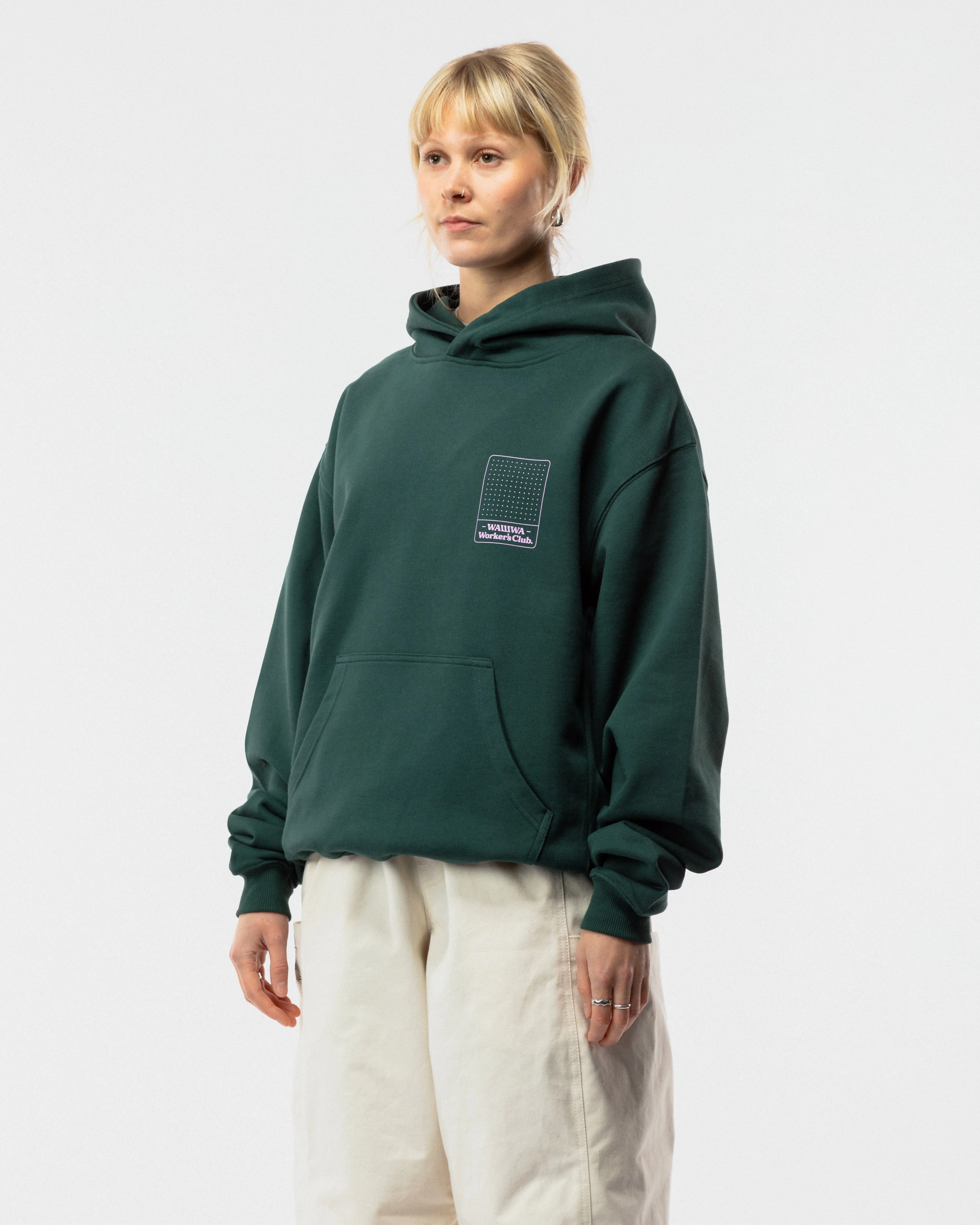 Worker's 470 Hoody - Forest Green sold by Wawwa product image thumbnail 4