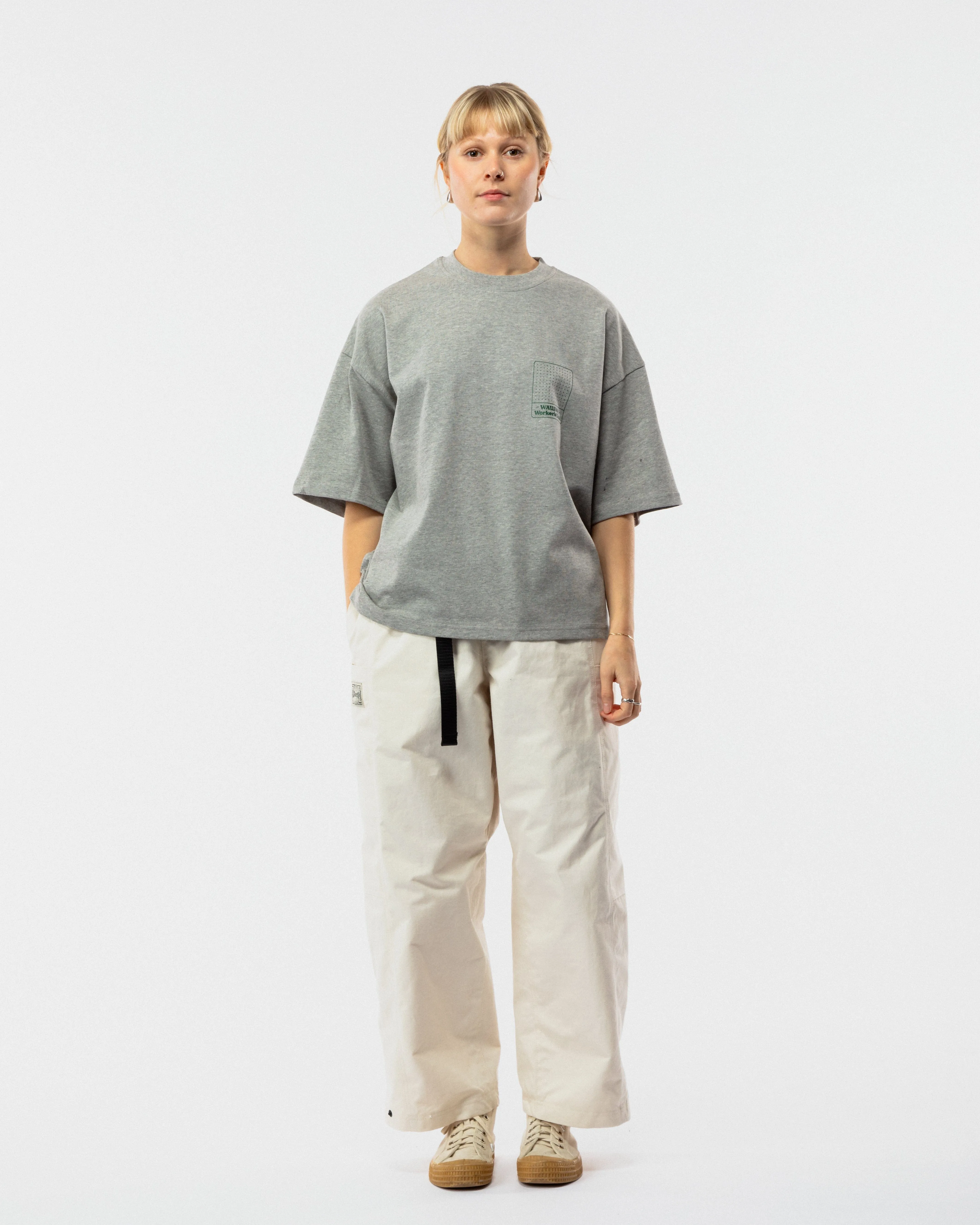 Worker's Box T-Shirt - Grey sold by Wawwa product image thumbnail 3