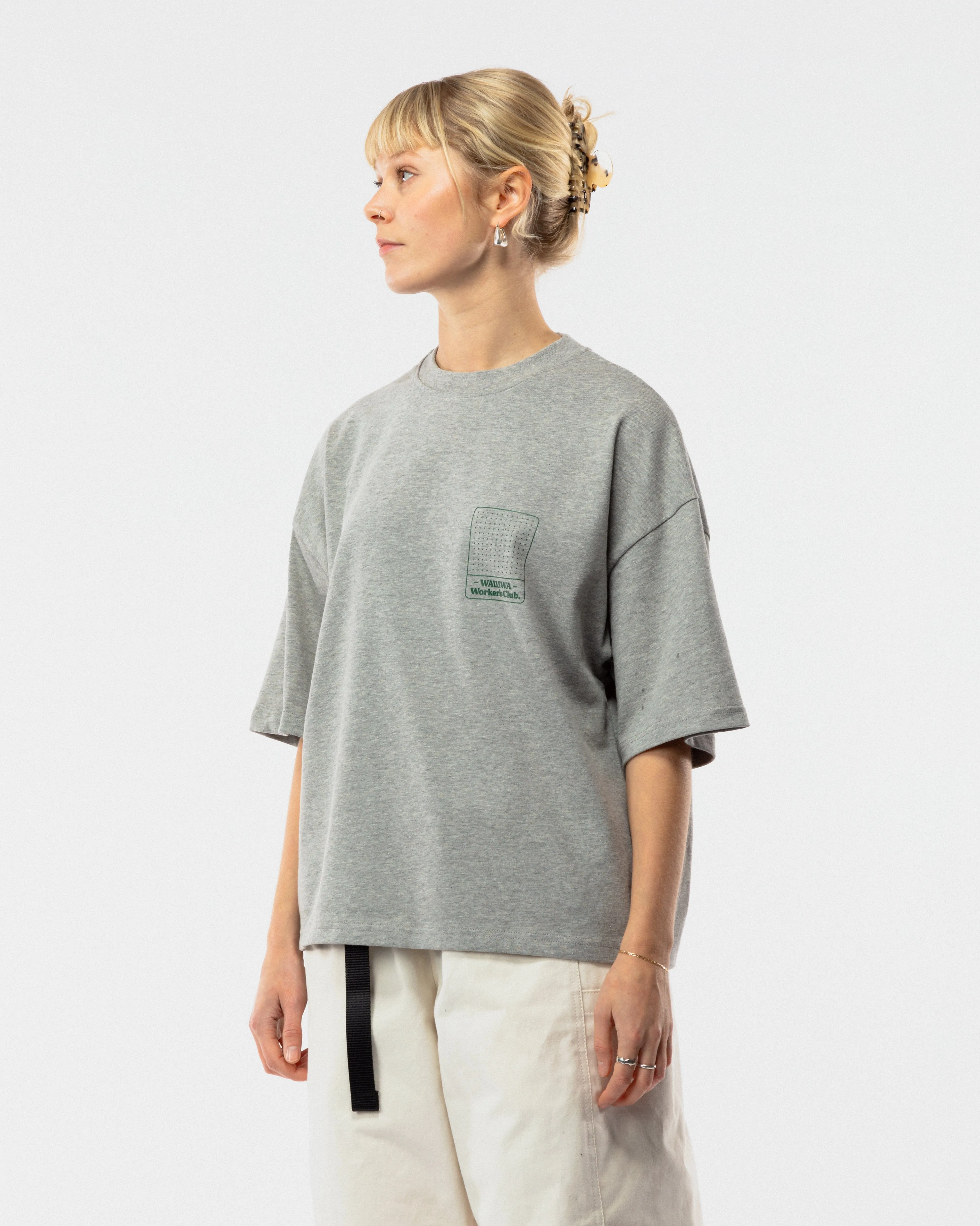 Worker's Box T-Shirt - Grey sold by Wawwa product image thumbnail 4