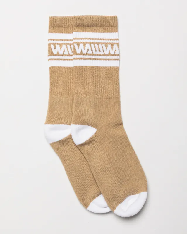 Organic Sports Sock - Sand sold by Wawwa