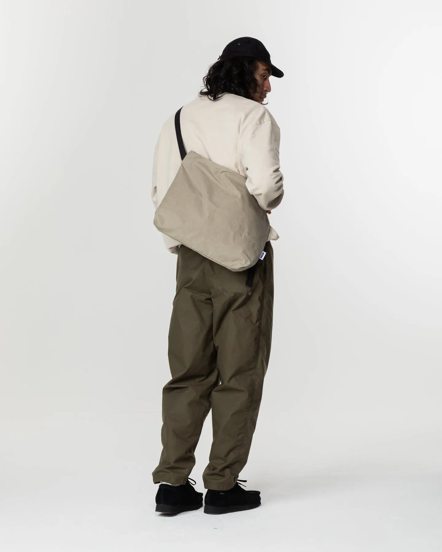 Water Resistant Messenger Bag - Stone sold by Wawwa product image thumbnail 4