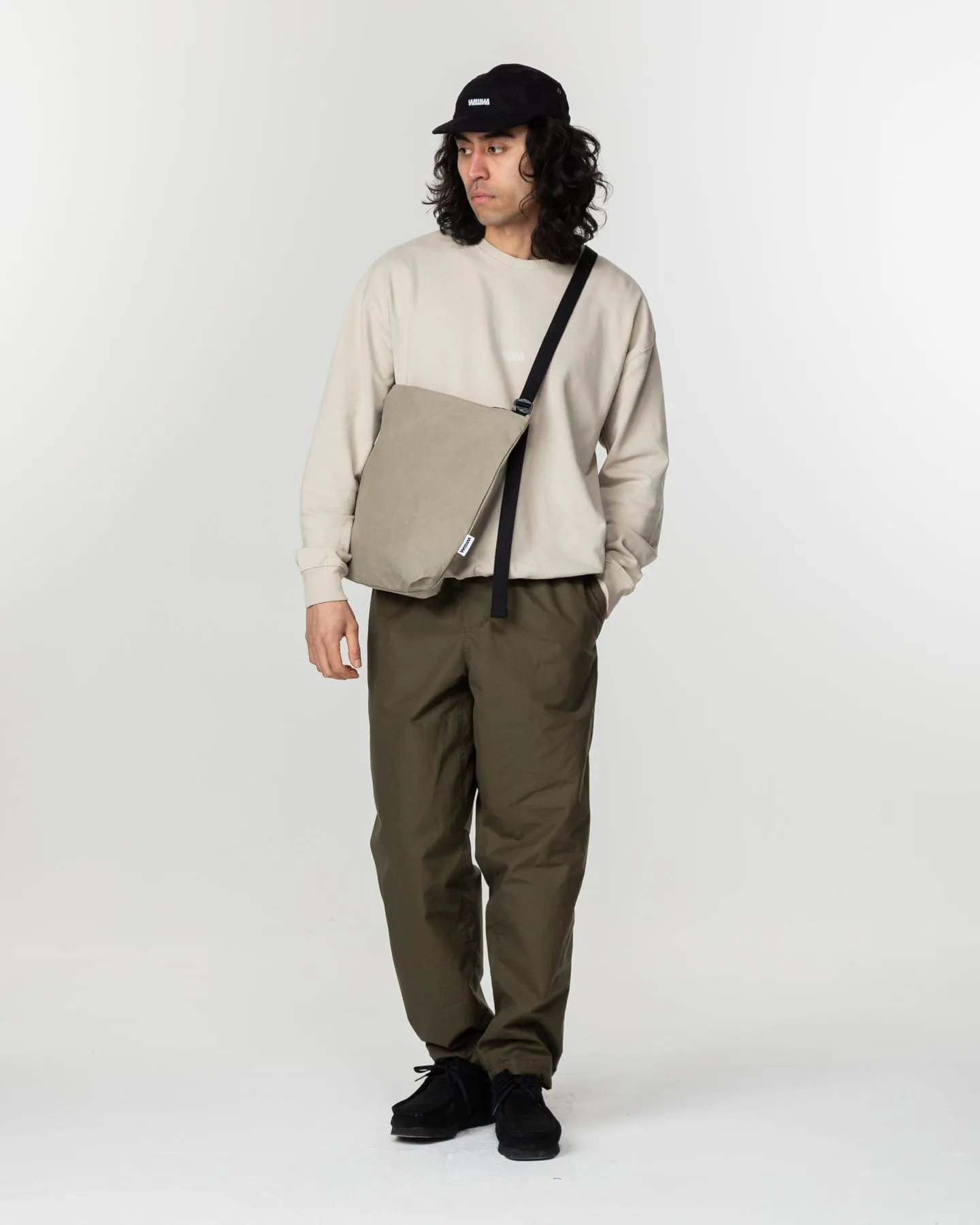 Water Resistant Messenger Bag - Stone sold by Wawwa product image thumbnail 2