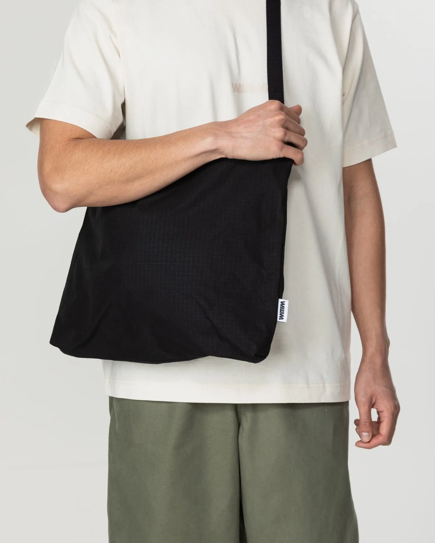 Water Resistant Messenger Bag - Black sold by Wawwa product image thumbnail 5