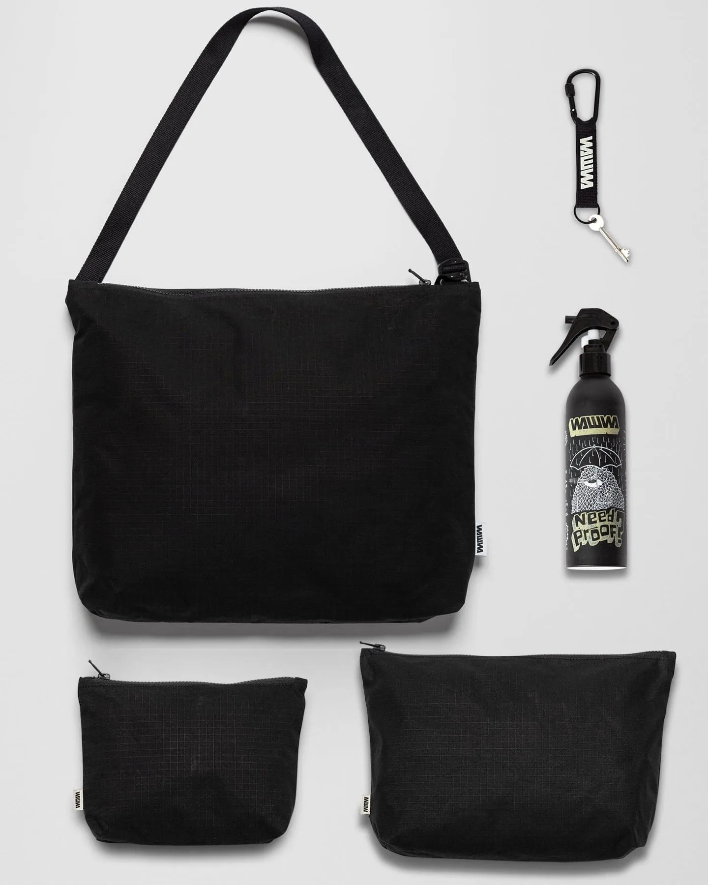 Messenger Set - Black sold by Wawwa