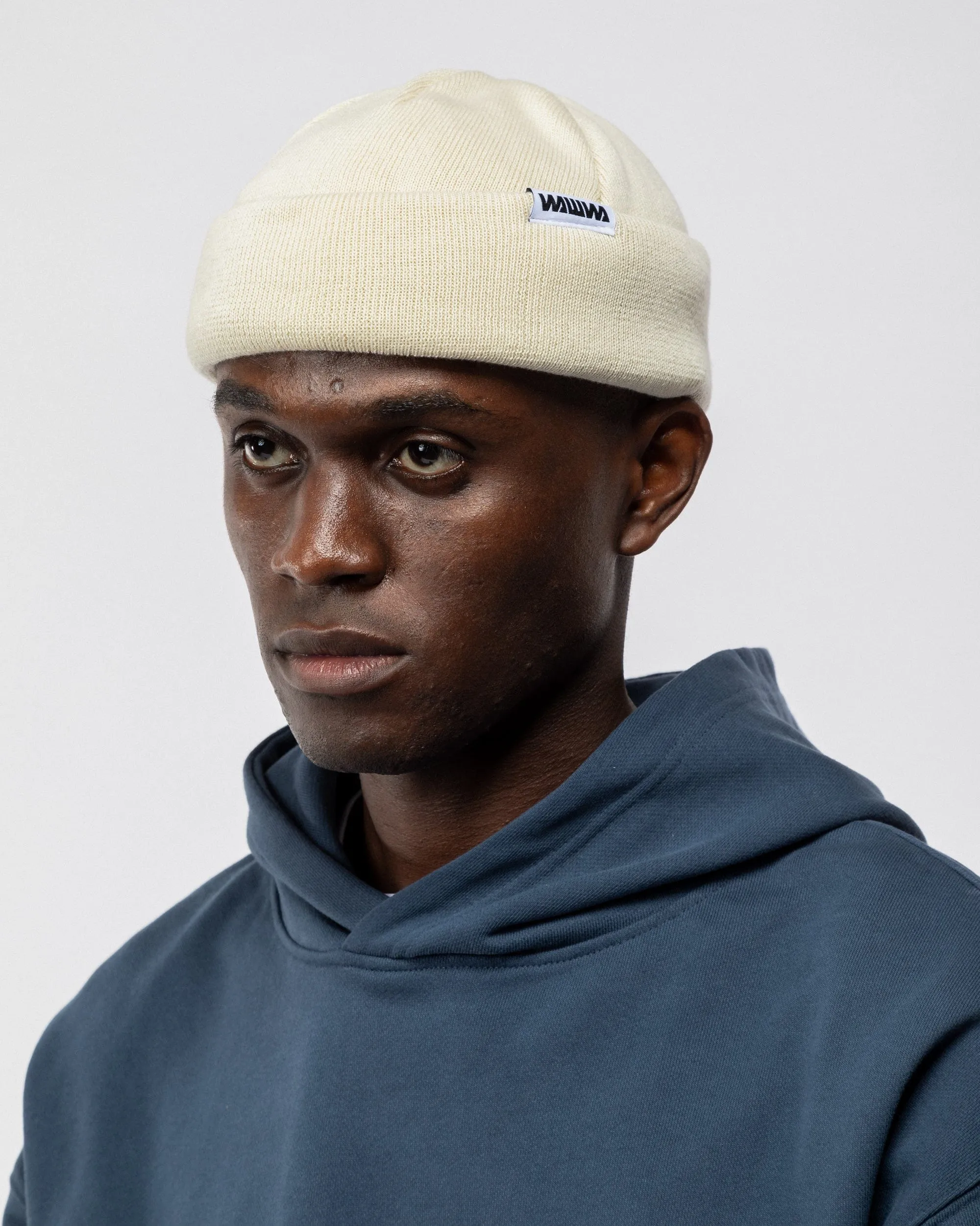 Mill Cotton Beanie - Ecru sold by Wawwa product image thumbnail 2