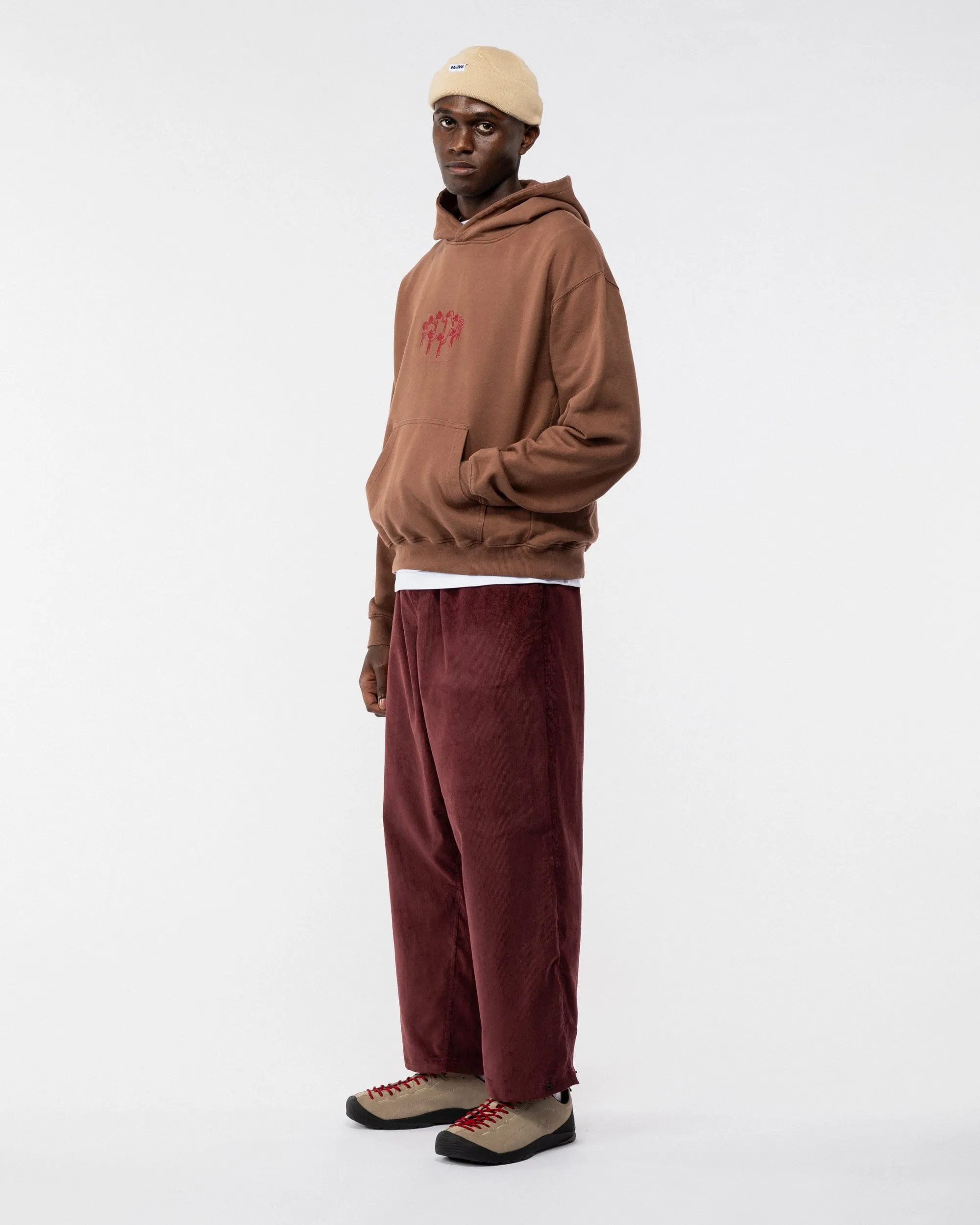 Linear Notion Hoody - Brown sold by Wawwa product image thumbnail 4
