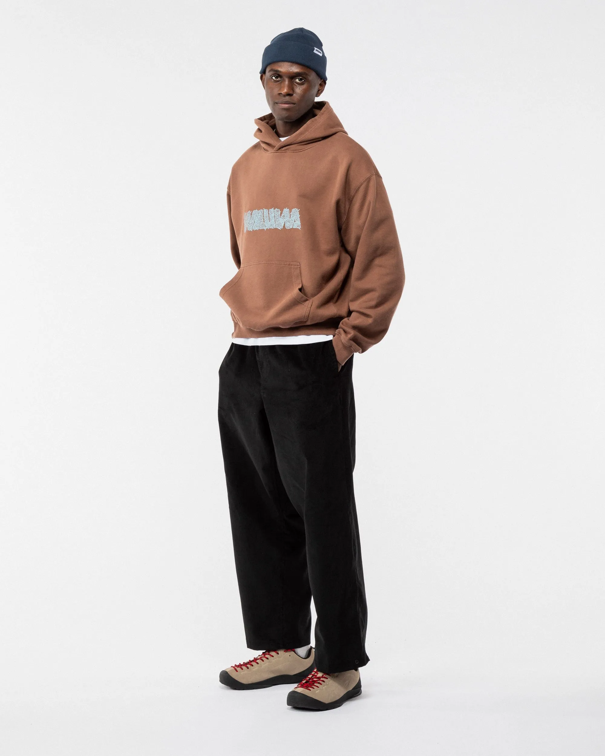 Overgrown Logo Hoody - Brown sold by Wawwa product image thumbnail 3