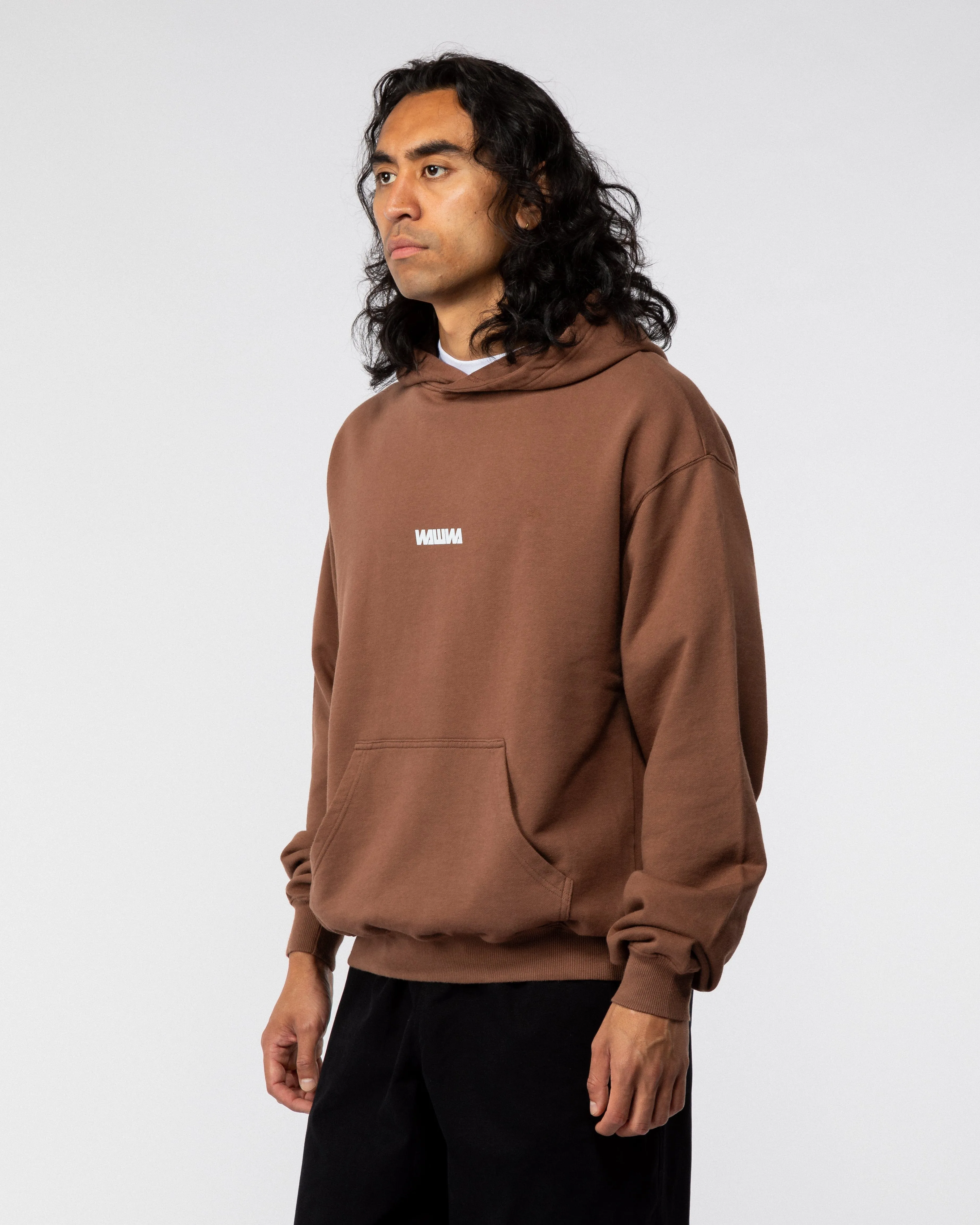 470 Logo Hoody - Brown sold by Wawwa product image thumbnail 4