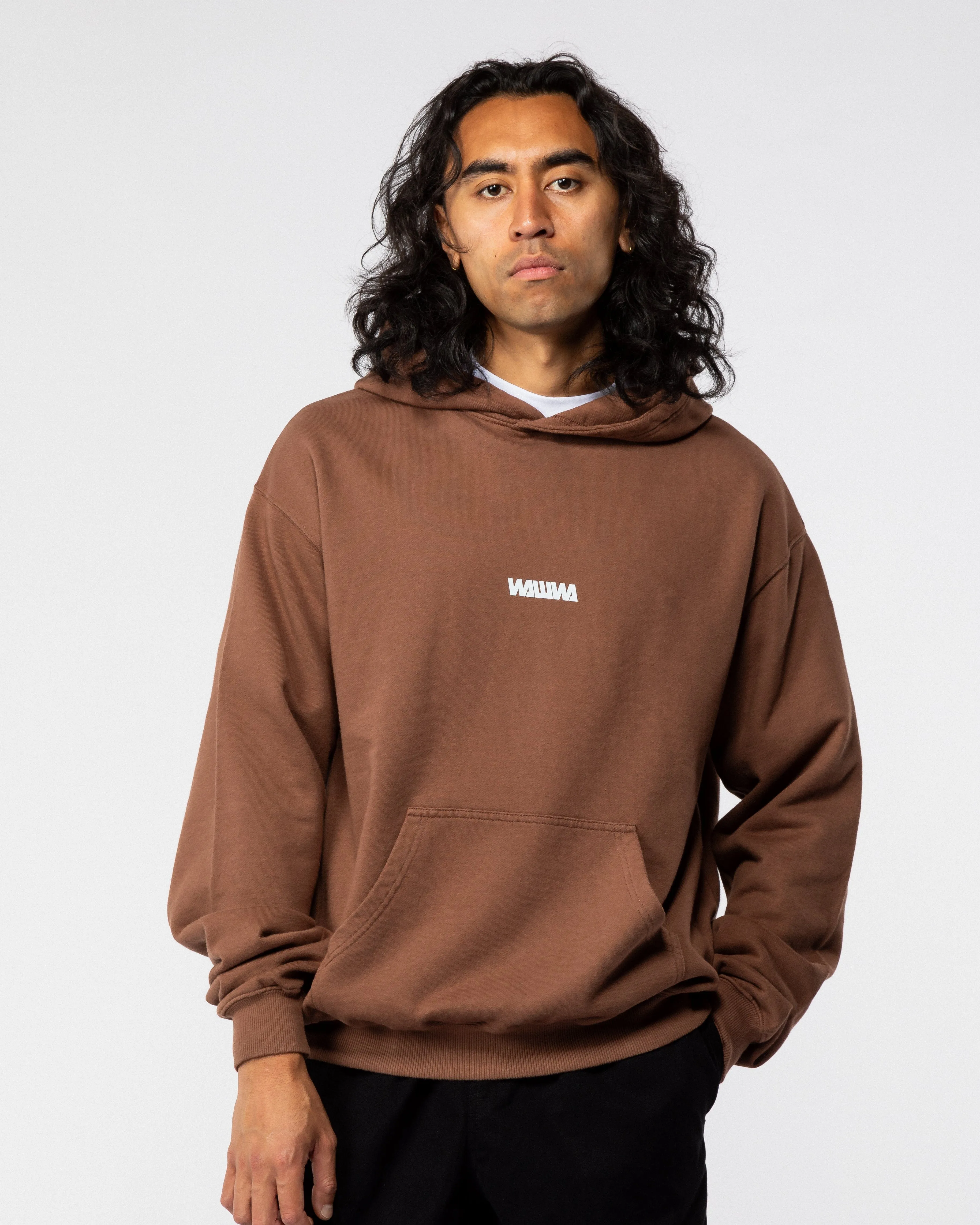 470 Logo Hoody - Brown sold by Wawwa product image thumbnail 3