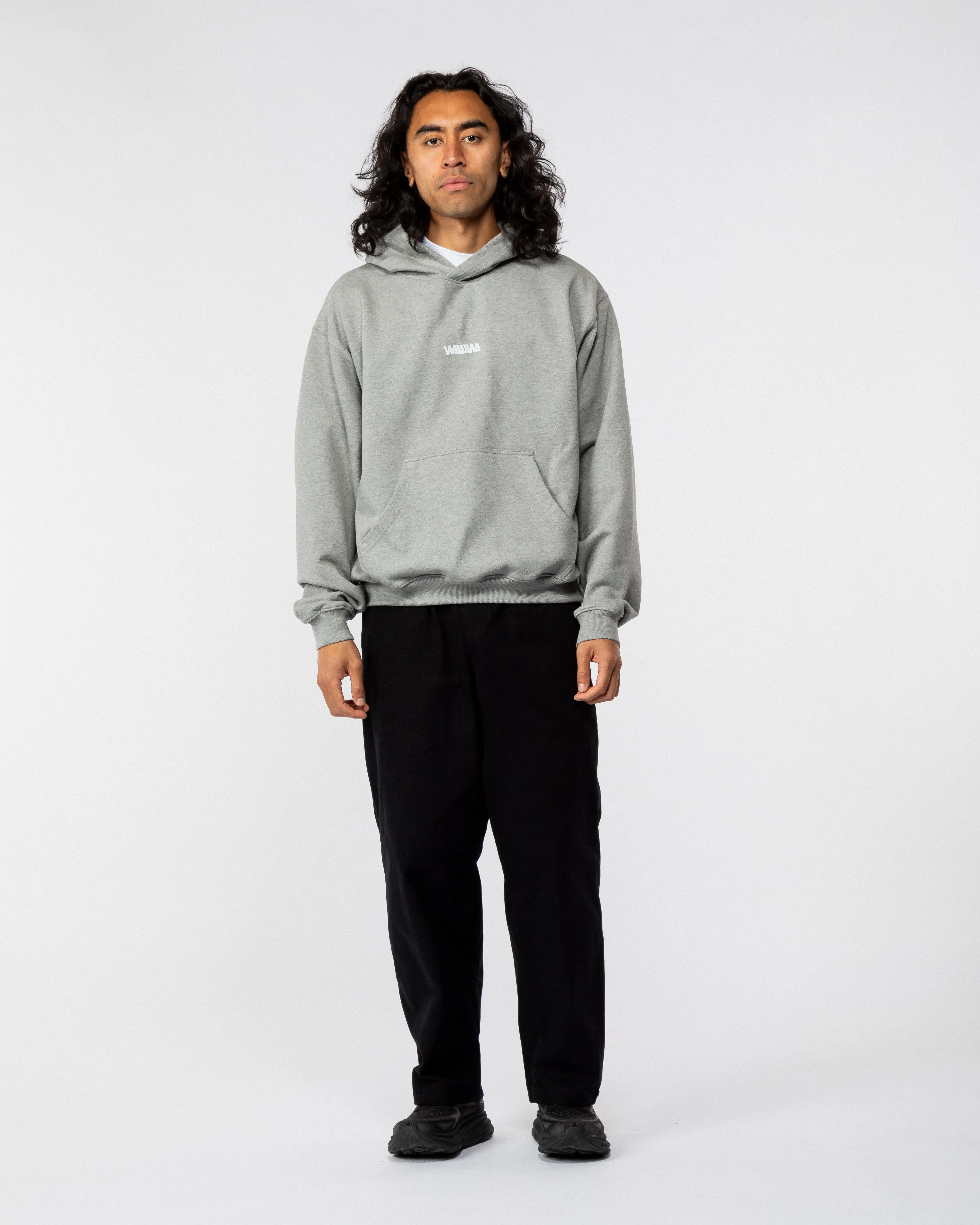 470 Logo Hoody - Grey Marl sold by Wawwa product image thumbnail 4