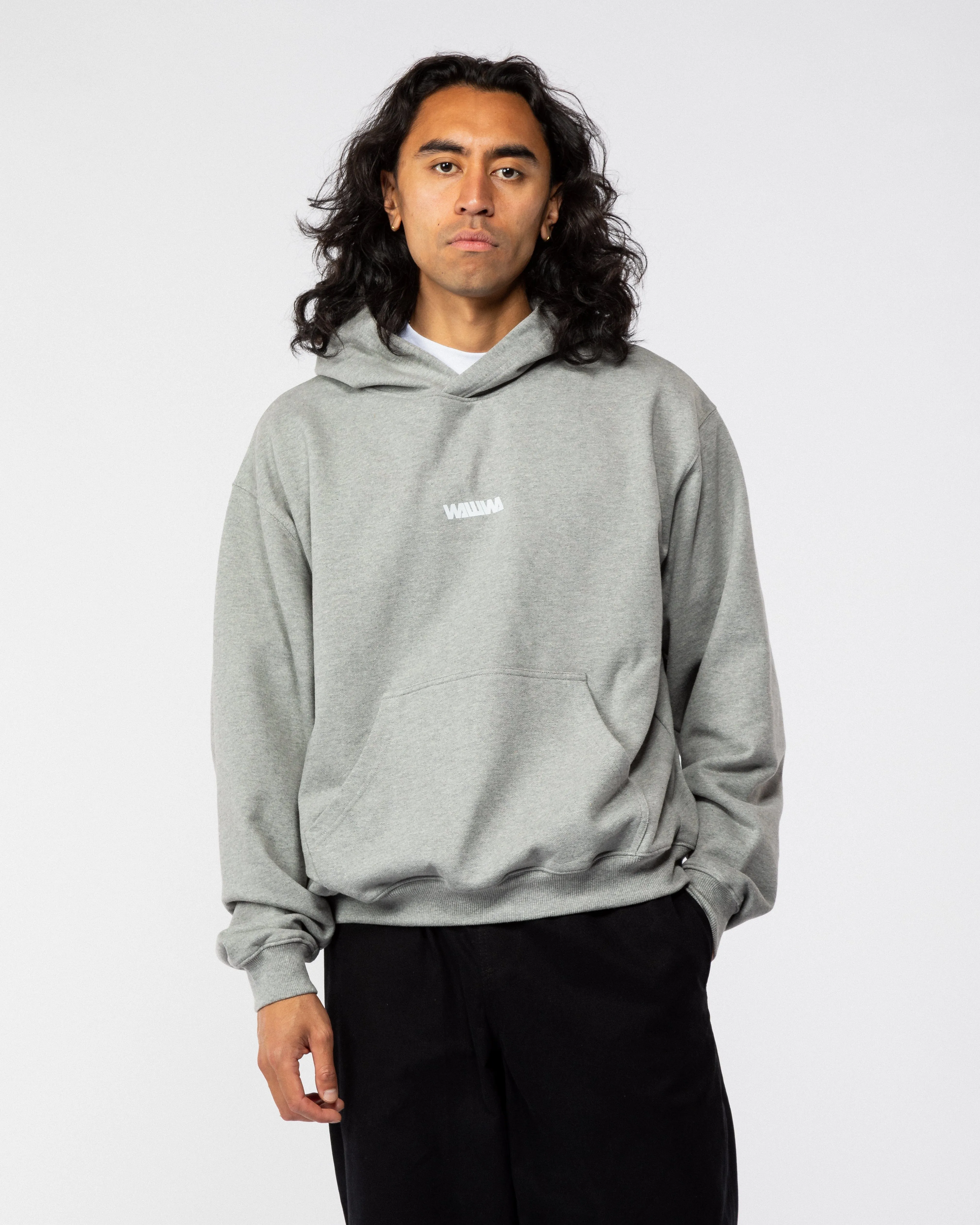 470 Logo Hoody - Grey Marl sold by Wawwa product image thumbnail 2