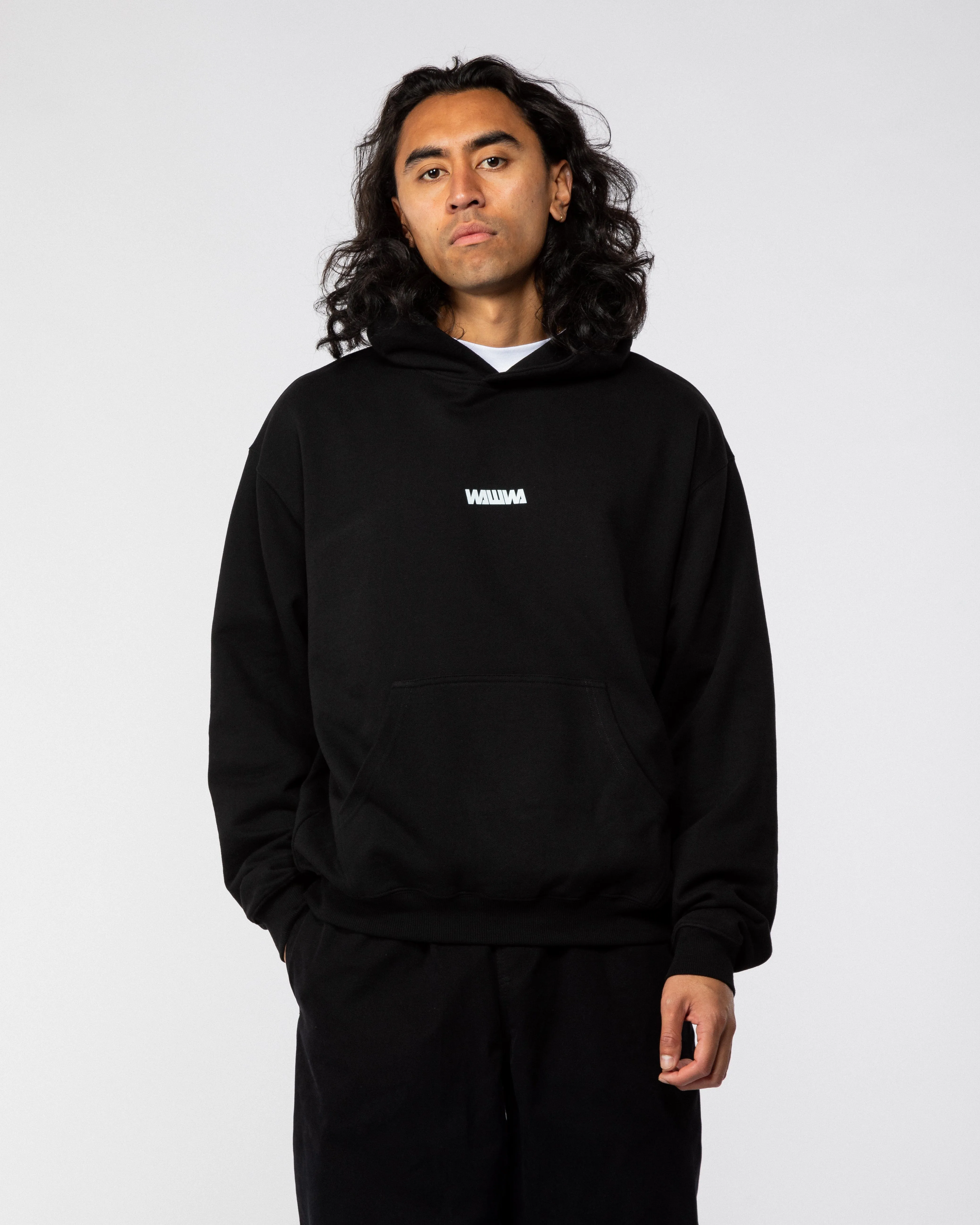 470 Logo Hoody - Black sold by Wawwa product image thumbnail 2