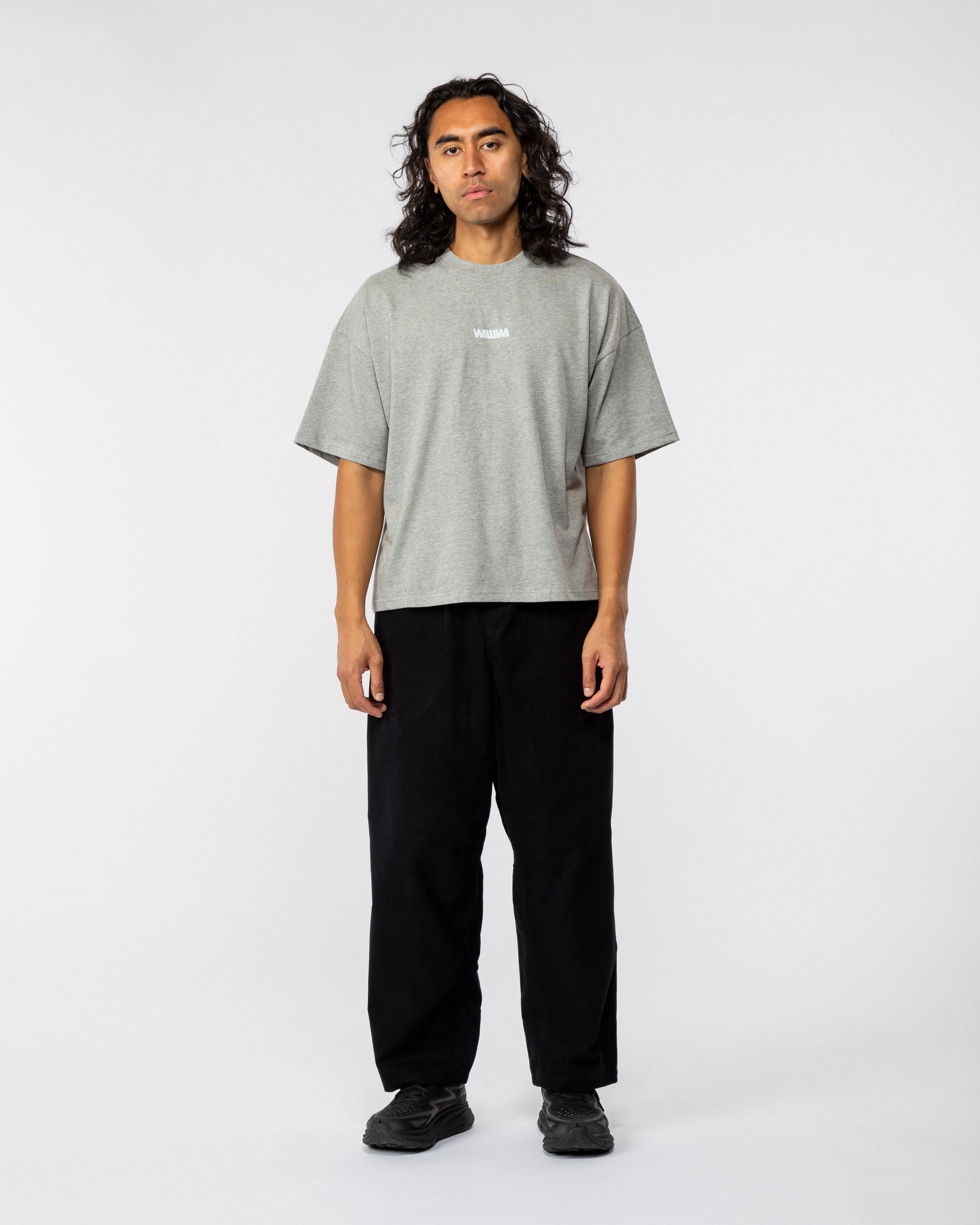 Box Logo T-Shirt - Grey Marl sold by Wawwa product image thumbnail 4