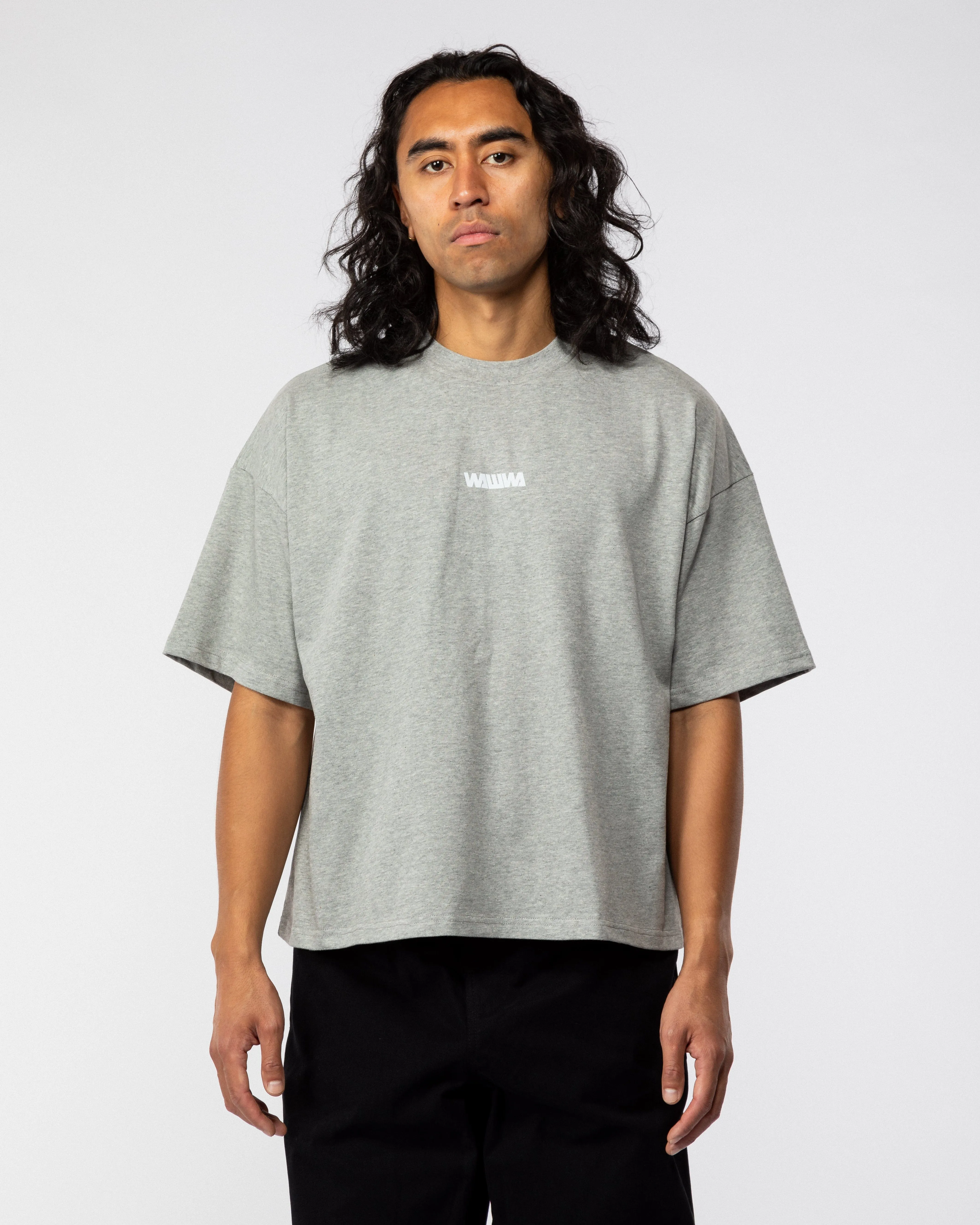 Box Logo T-Shirt - Grey Marl sold by Wawwa