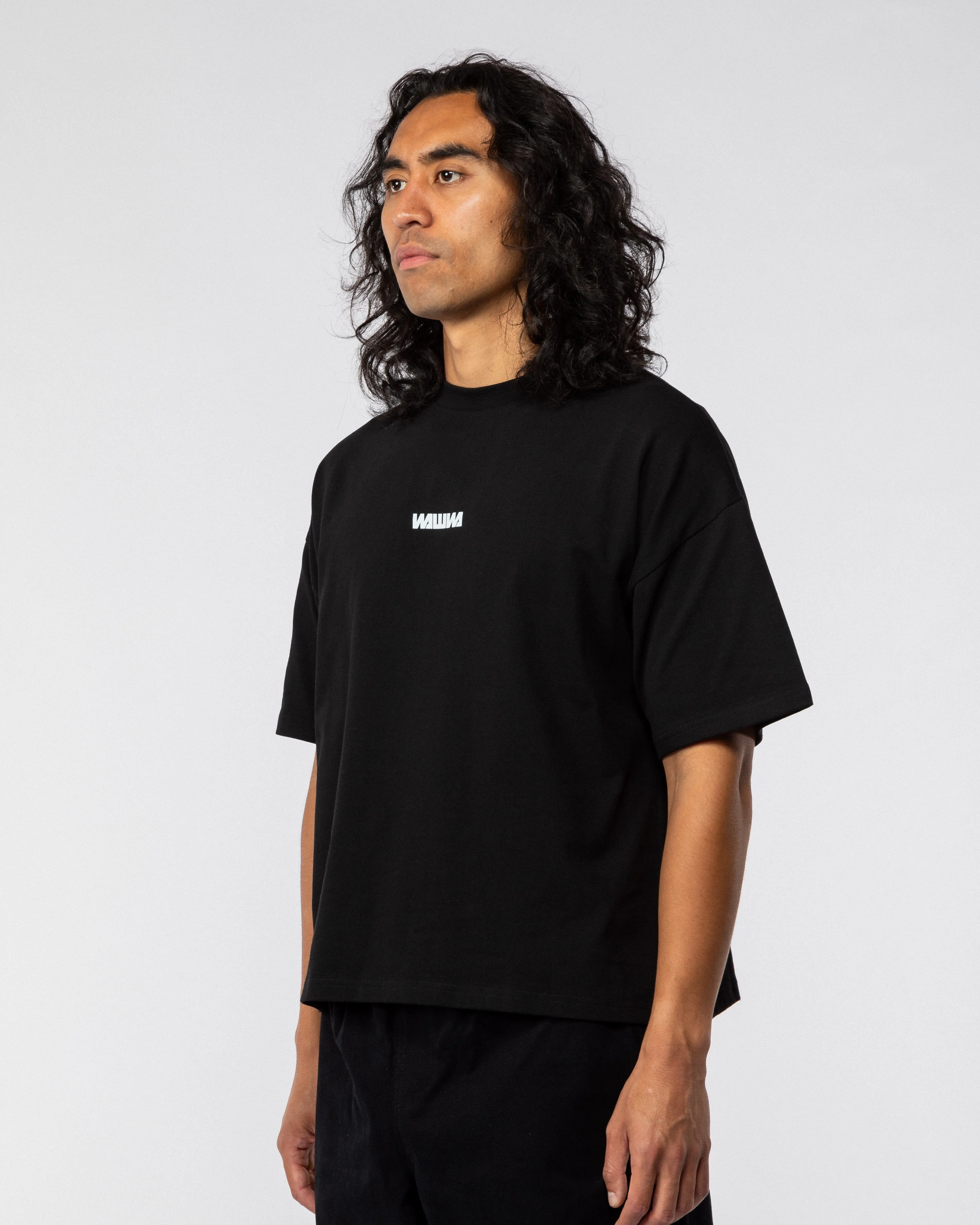 Box Logo T-Shirt - Black sold by Wawwa product image thumbnail 2