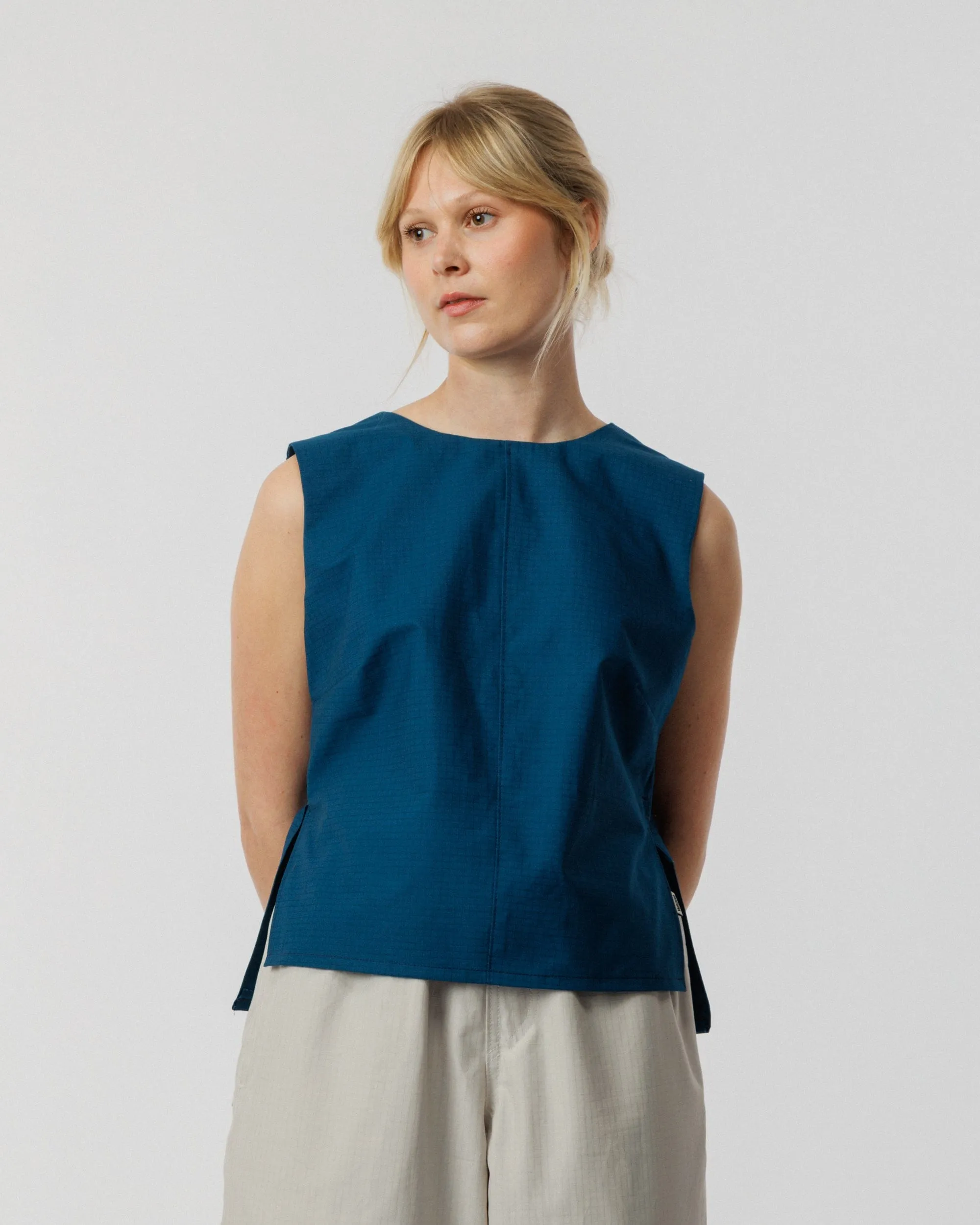 Aimee Ripstop Top - Marine sold by Wawwa product image thumbnail 4